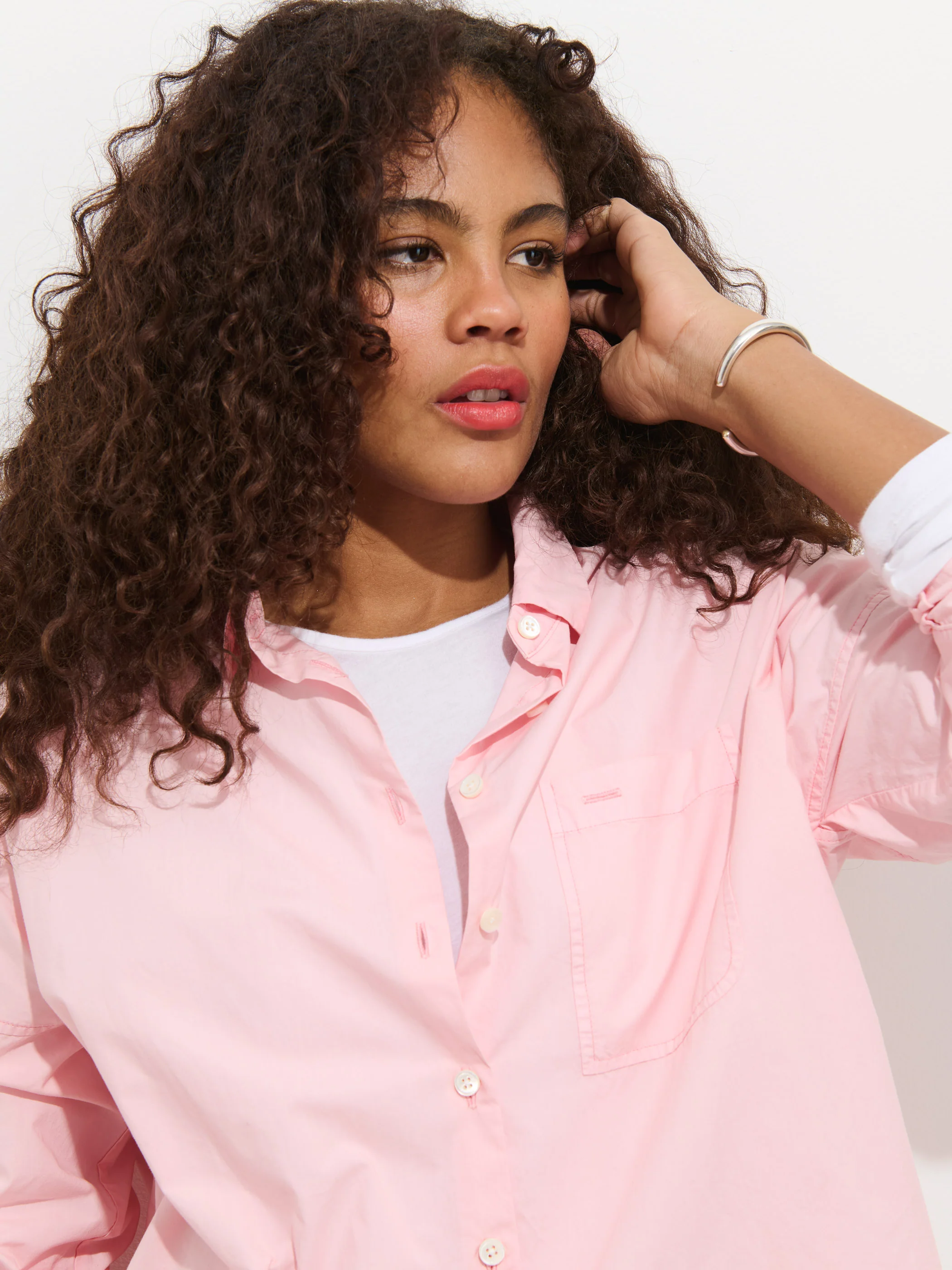 Jo Shirt In Cotton Poplin - Image 5