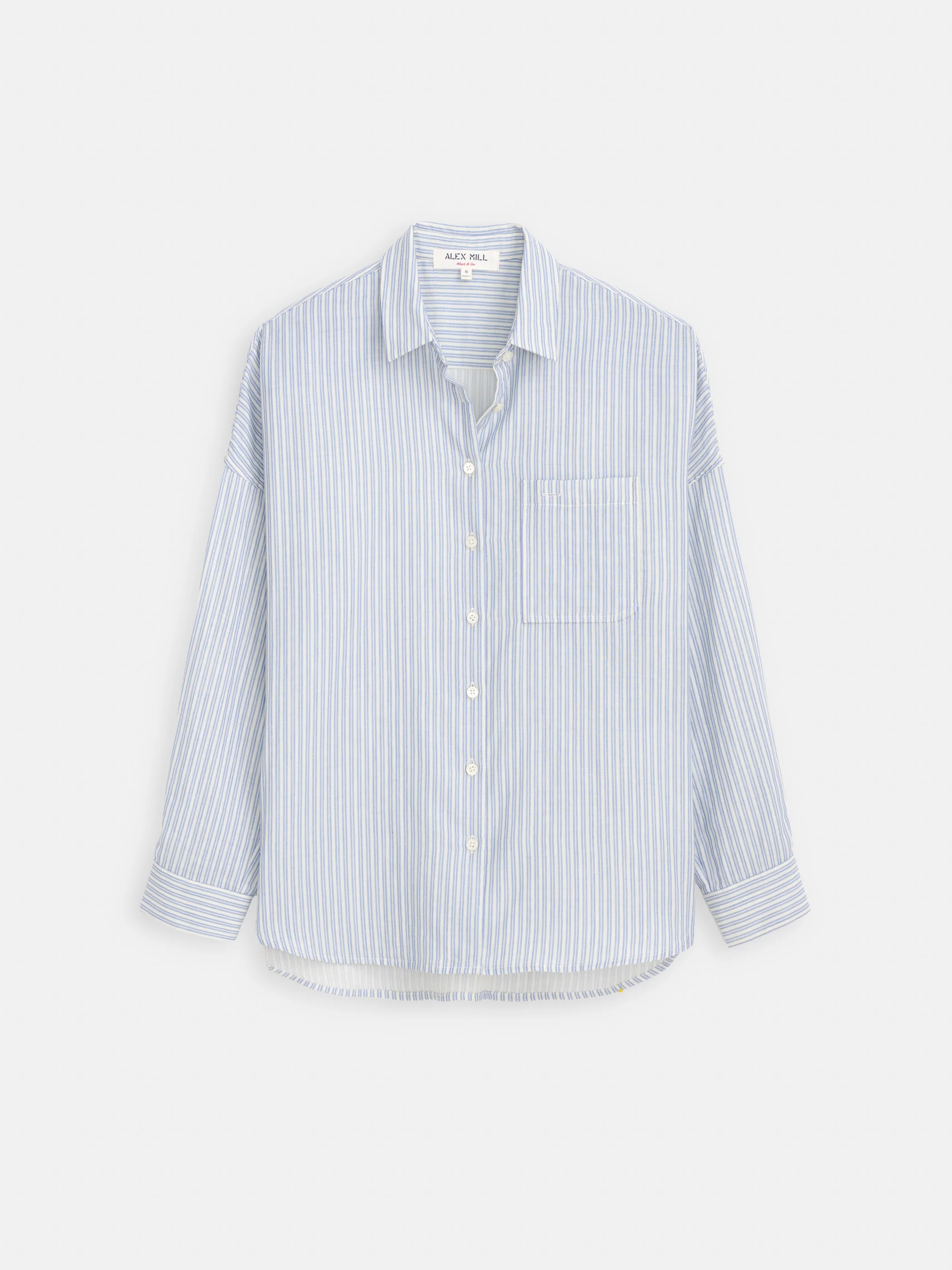 Jo Shirt In Double Gauze Stripe - Image 2