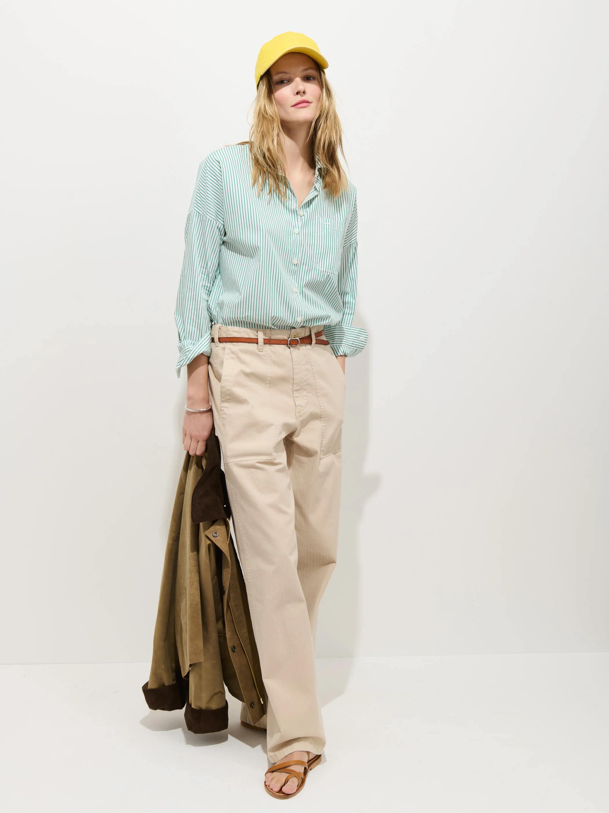 Jo Striped Shirt In Cotton Poplin - Image 3