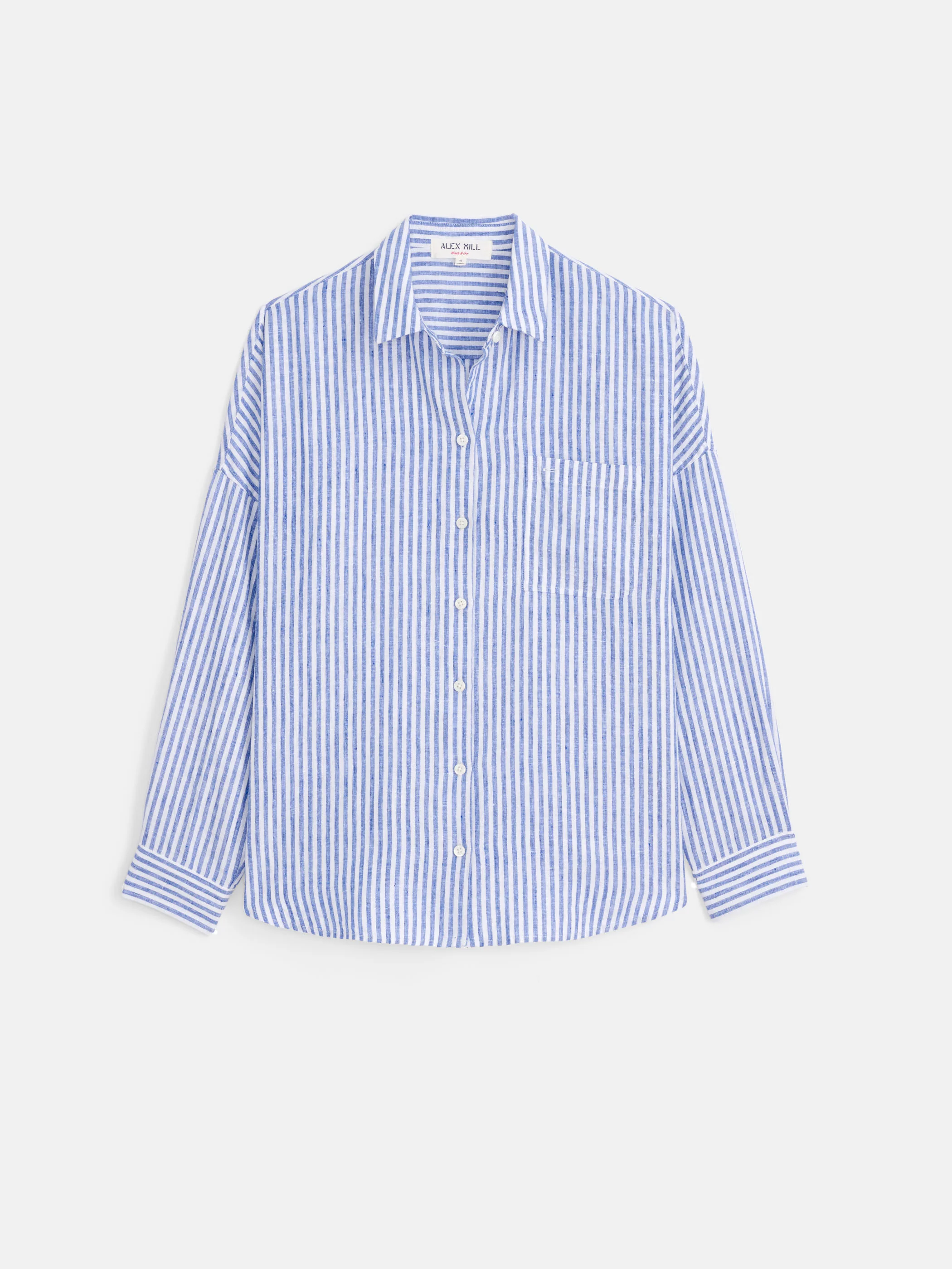 Jo Striped Shirt In Linen - Image 2