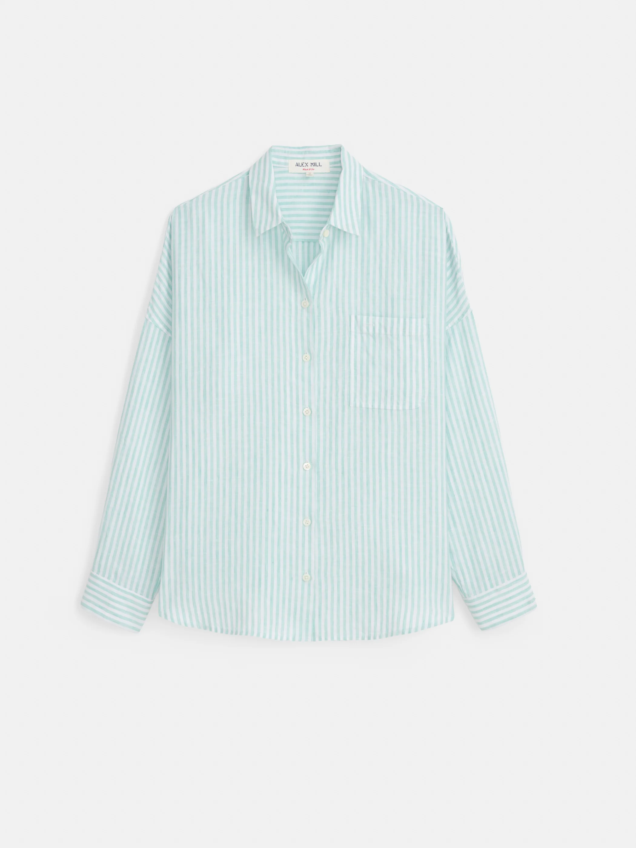 Jo Striped Shirt In Linen - Image 2