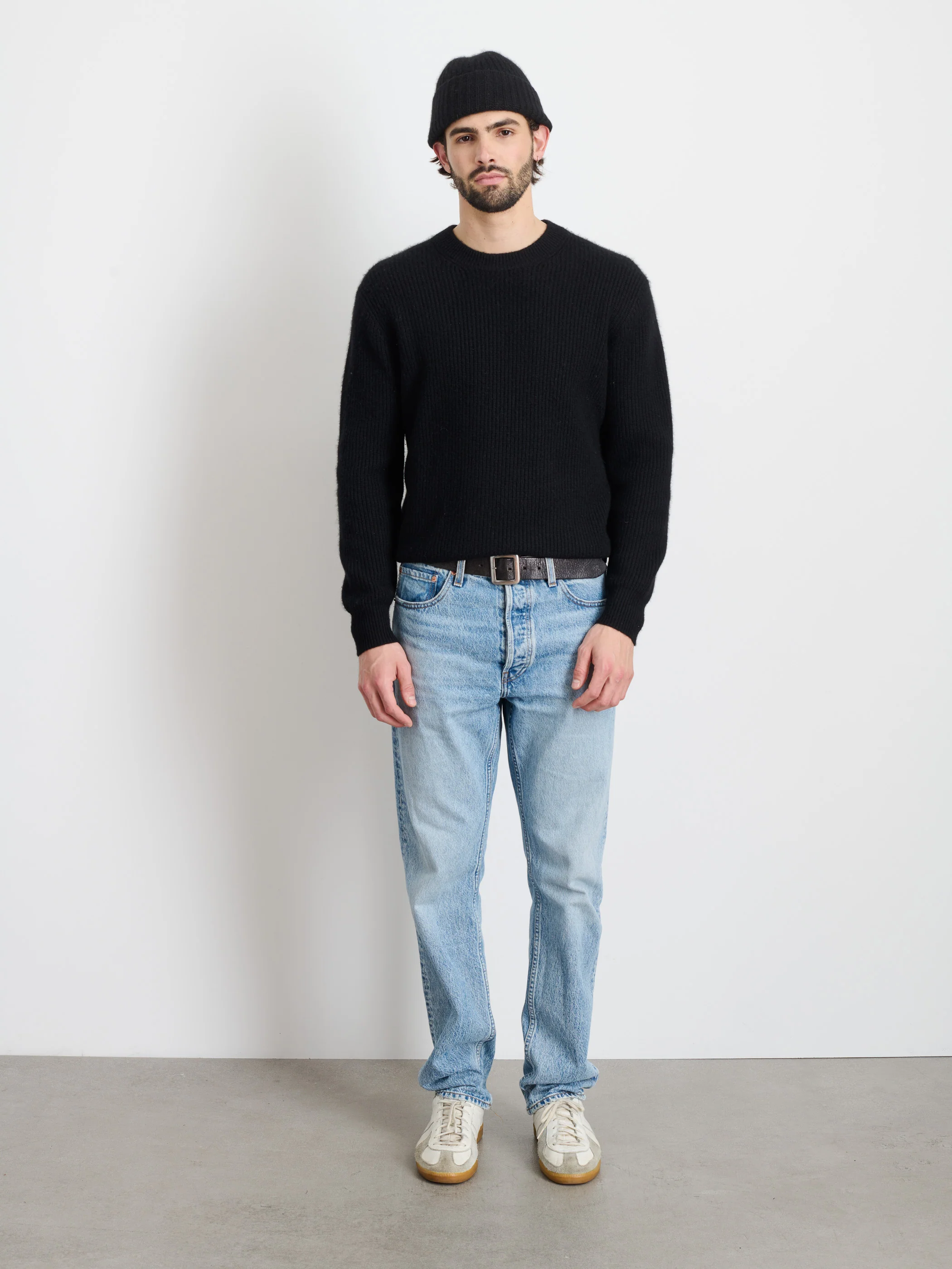 Jordan Sweater In Washed Cashmere - Image 3