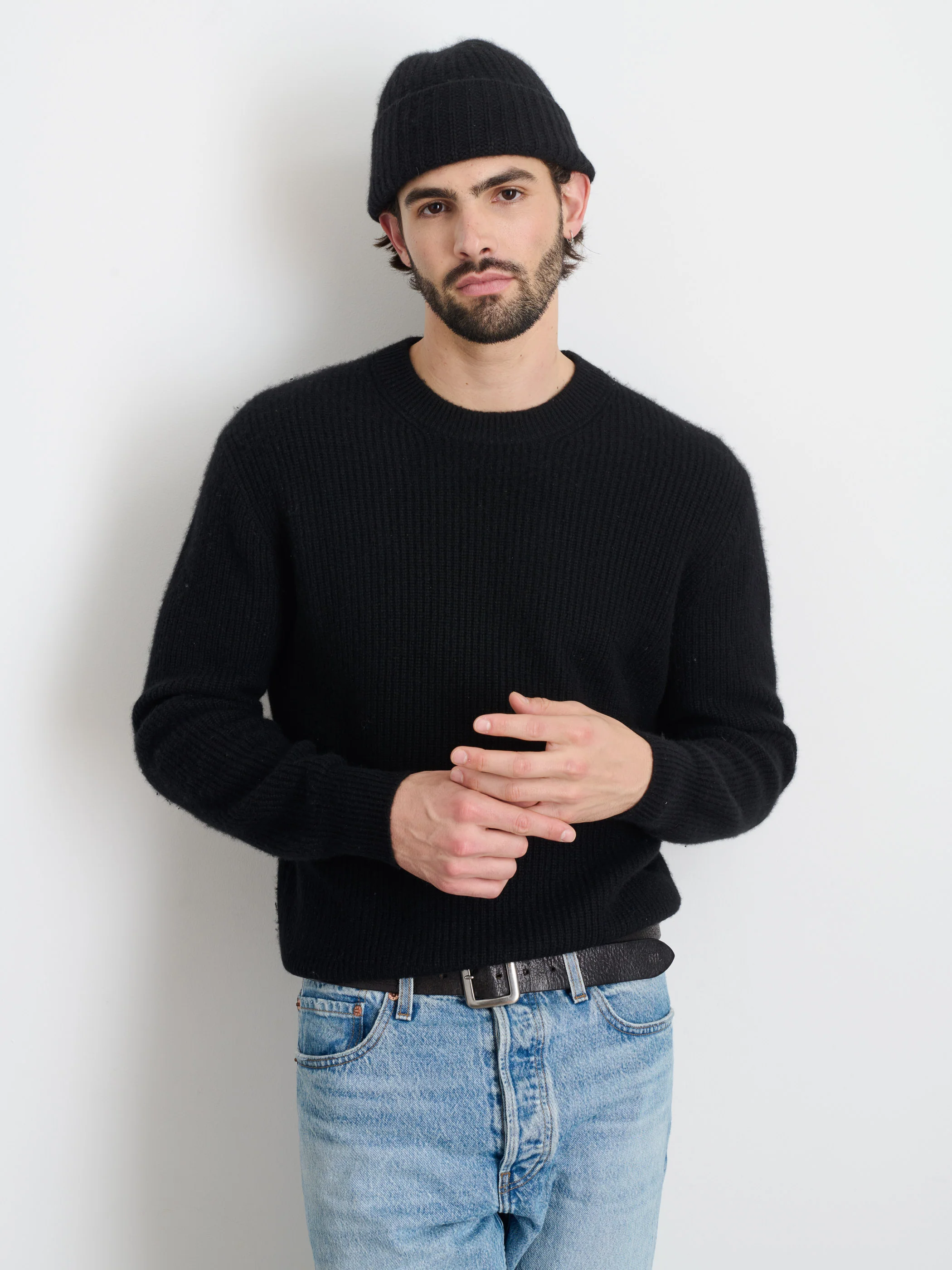 Jordan Sweater In Washed Cashmere - Image 6
