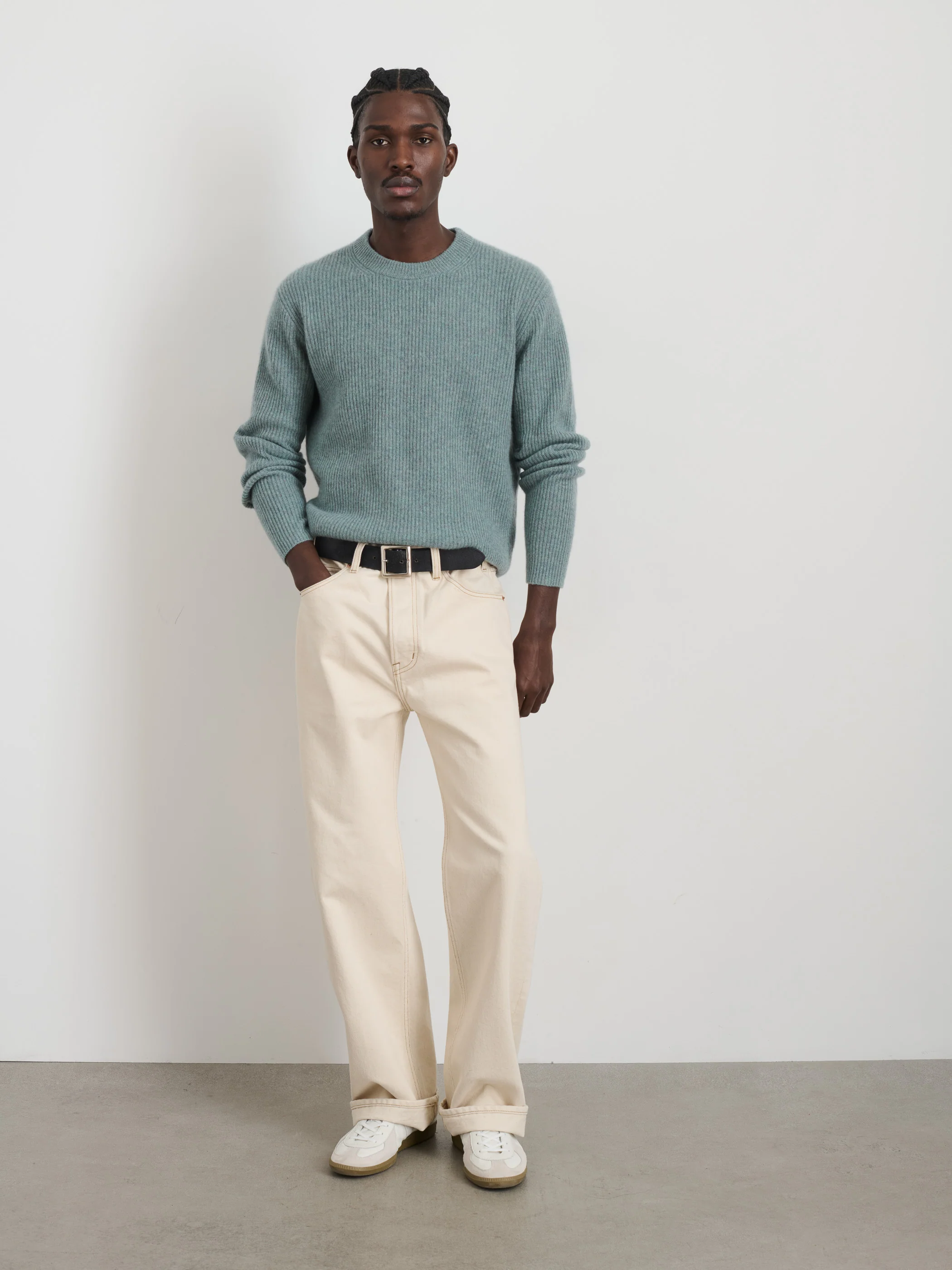Jordan Sweater In Lightweight Cashmere - Image 3