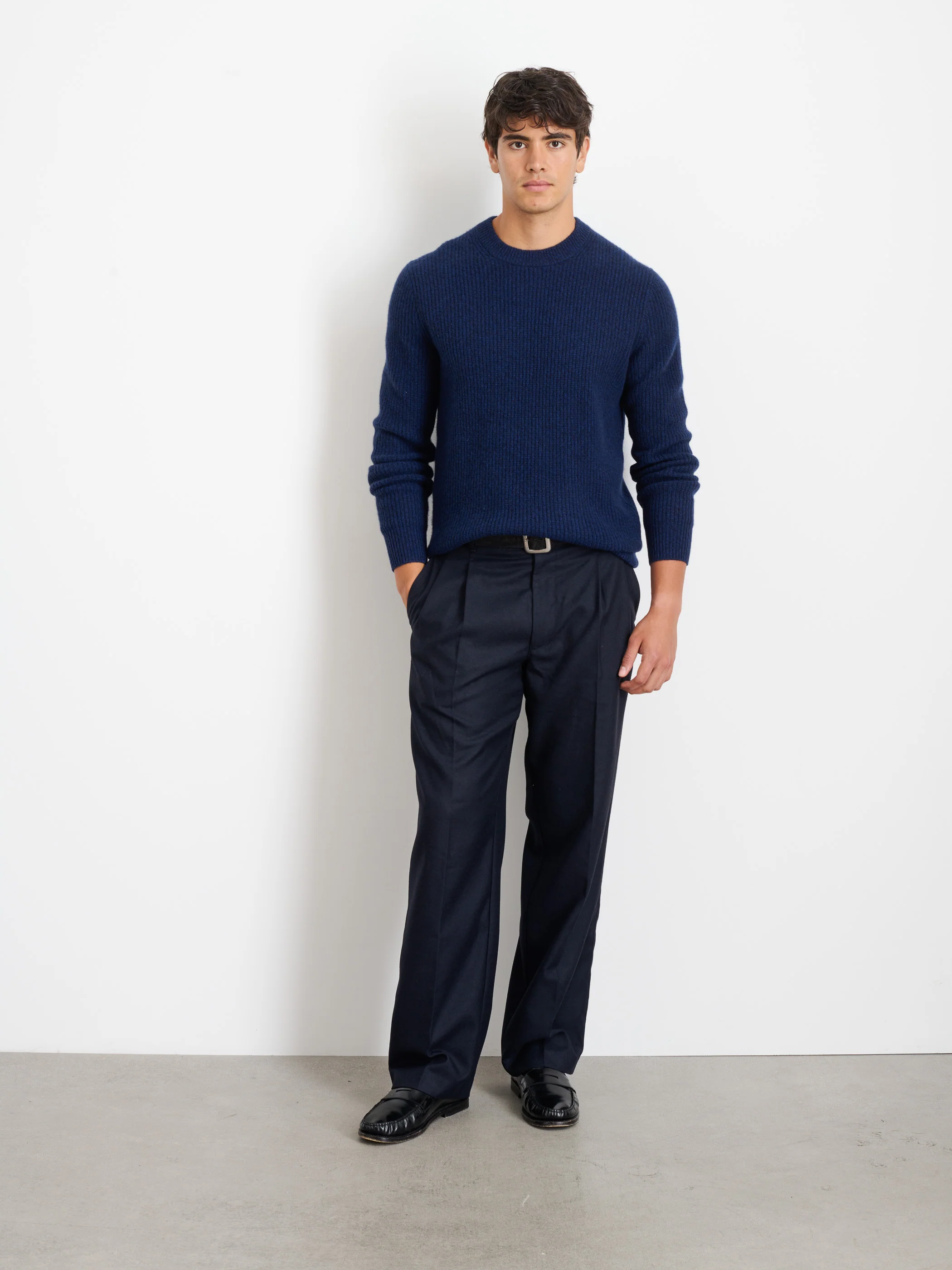 Jordan Sweater in Washed Cashmere - Image 4