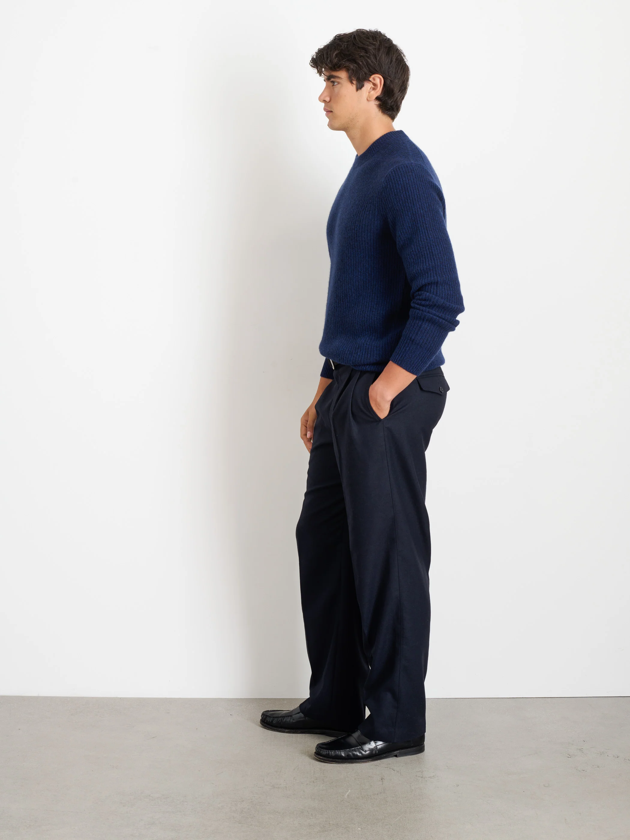 Jordan Sweater in Washed Cashmere - Image 5