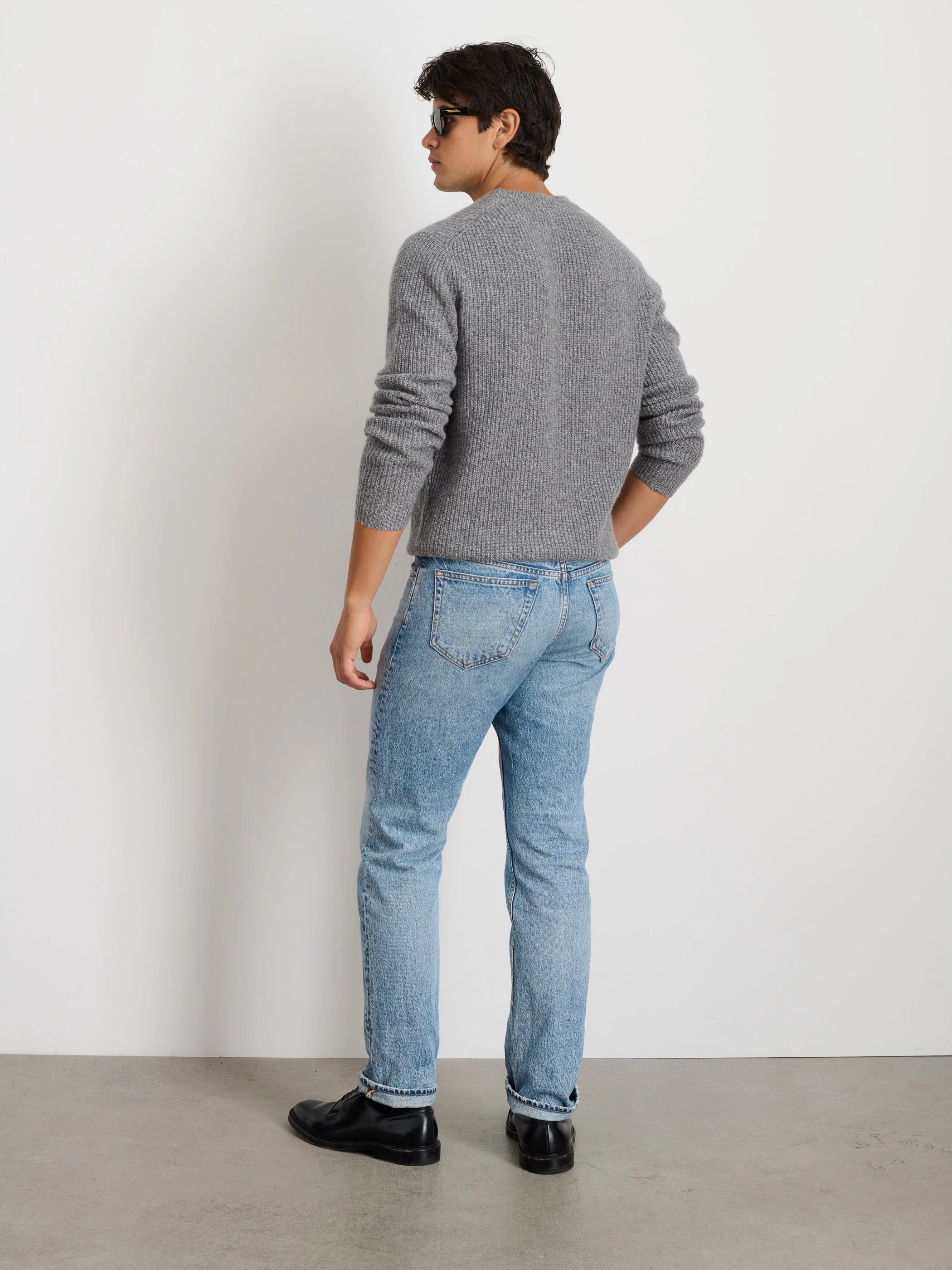 Jordan Sweater in Washed Cashmere - Image 5
