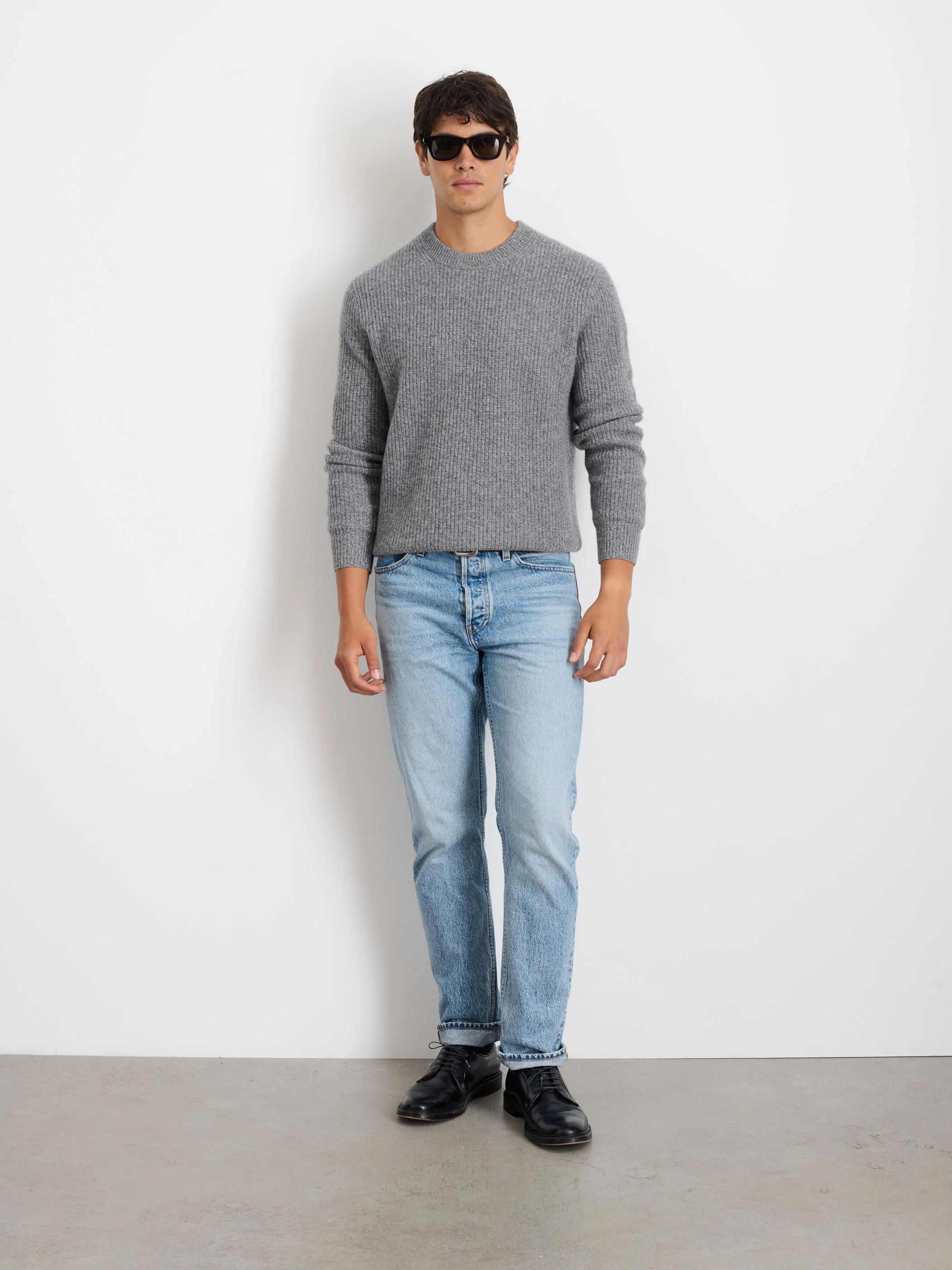Jordan Sweater in Washed Cashmere - Image 7