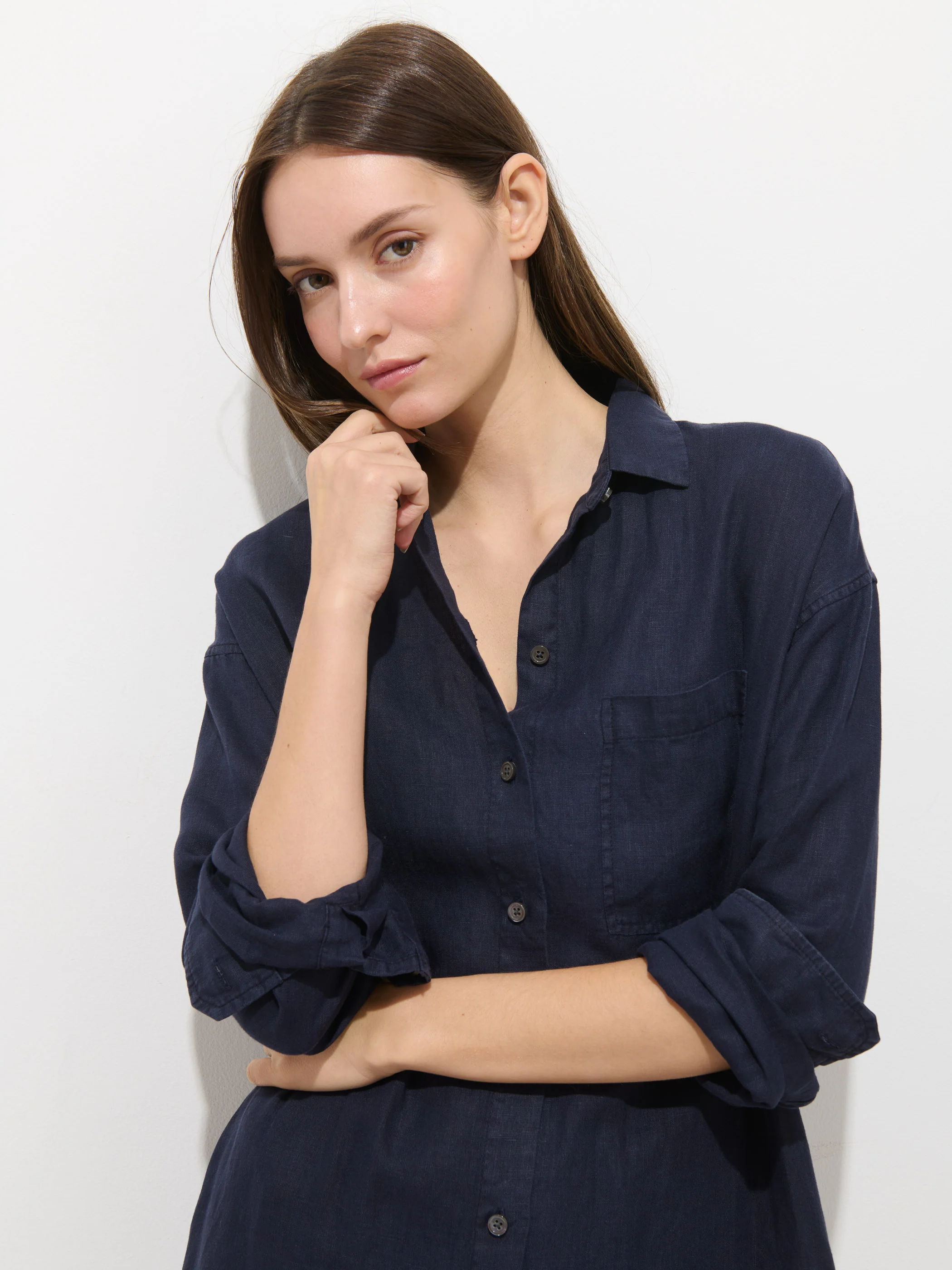 Kerry Dress In Linen - Image 4