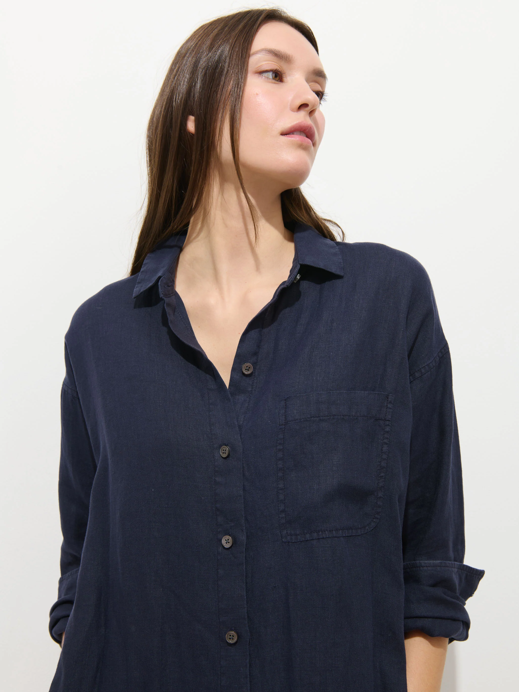 Kerry Dress In Linen - Image 5