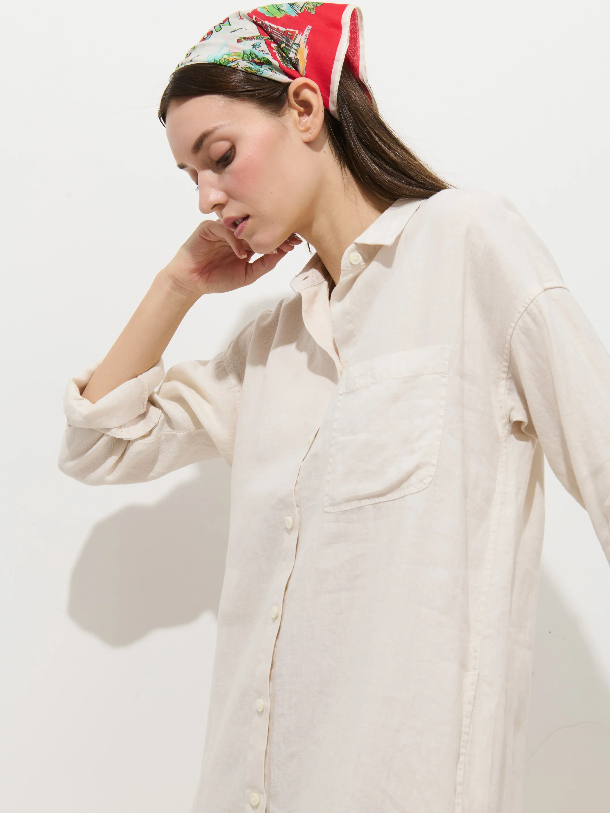 Kerry Dress In Linen - Image 6