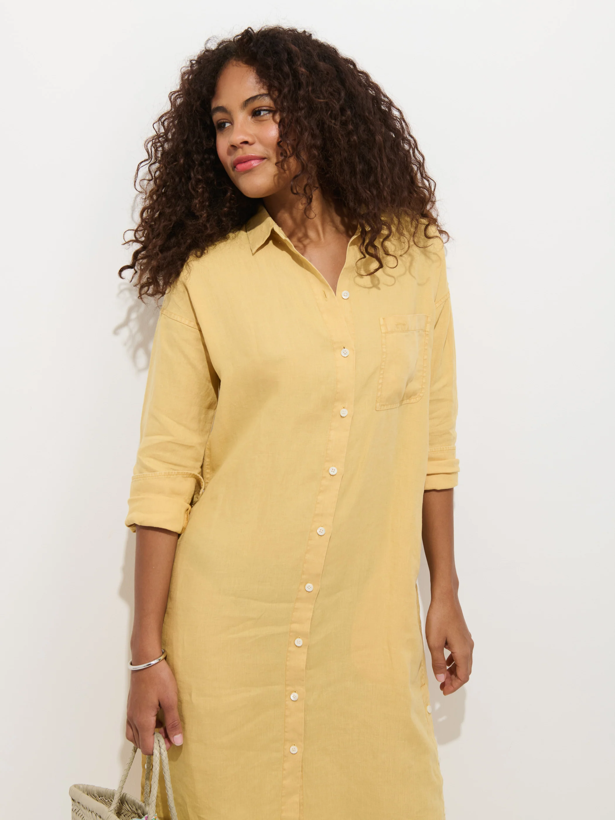 Kerry Dress In Linen - Image 5
