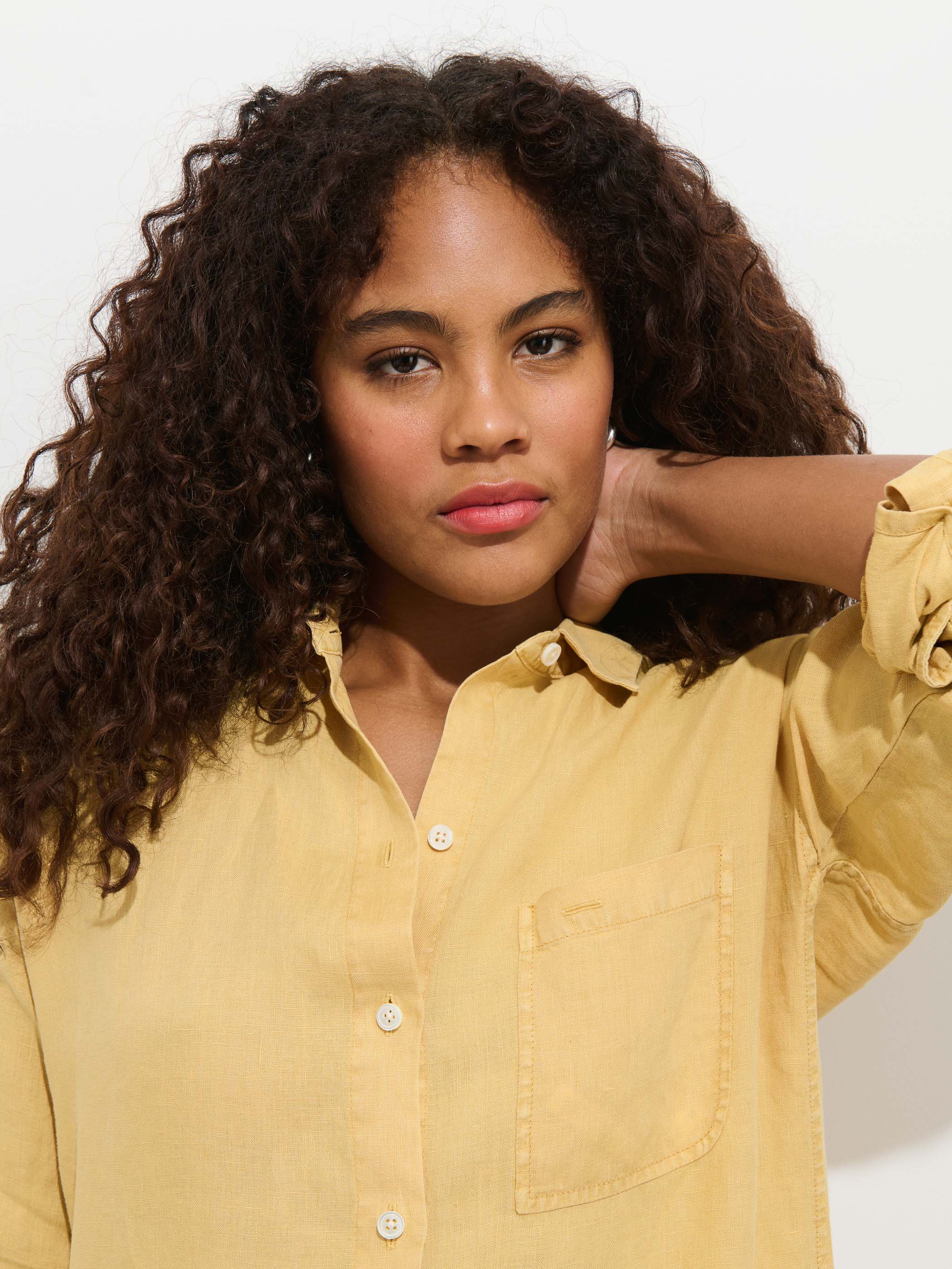 Kerry Dress In Linen - Image 6