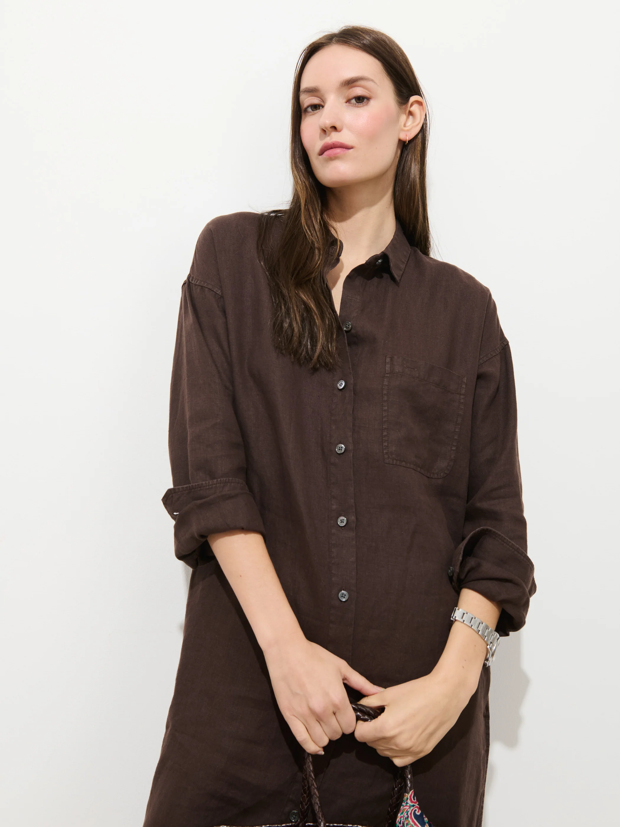 Kerry Dress In Linen - Image 5