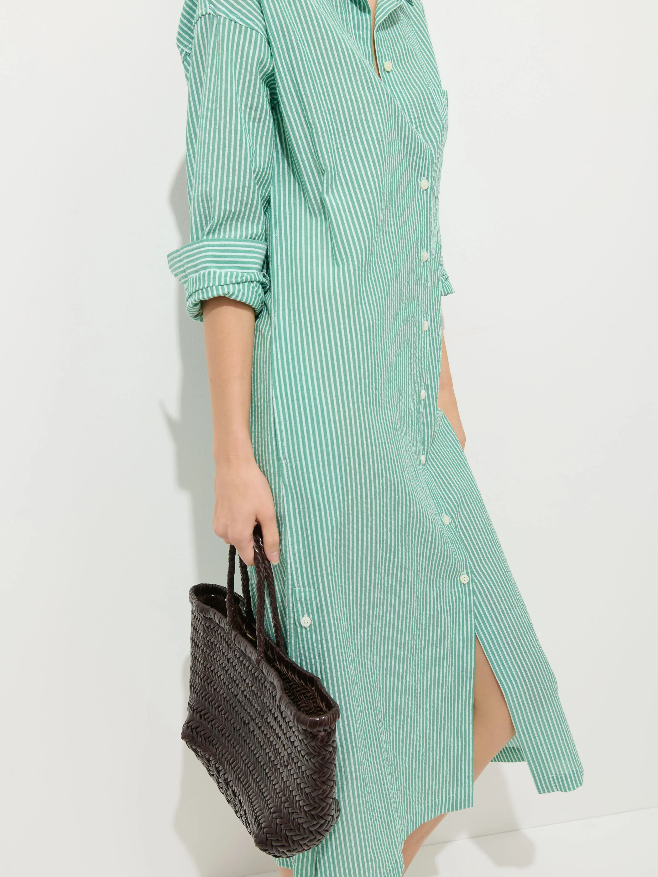 Kerry Shirtdress In Seersucker - Image 5
