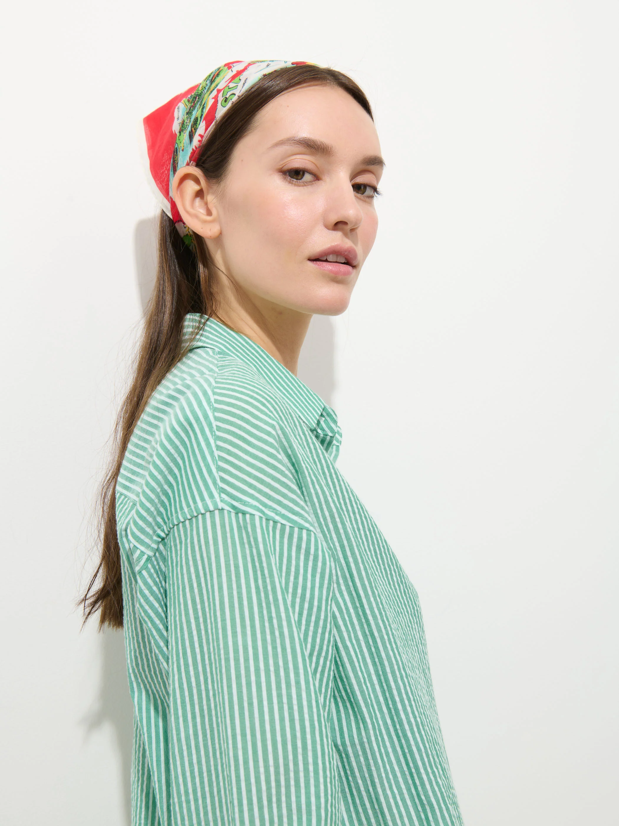 Kerry Shirtdress In Seersucker - Image 7