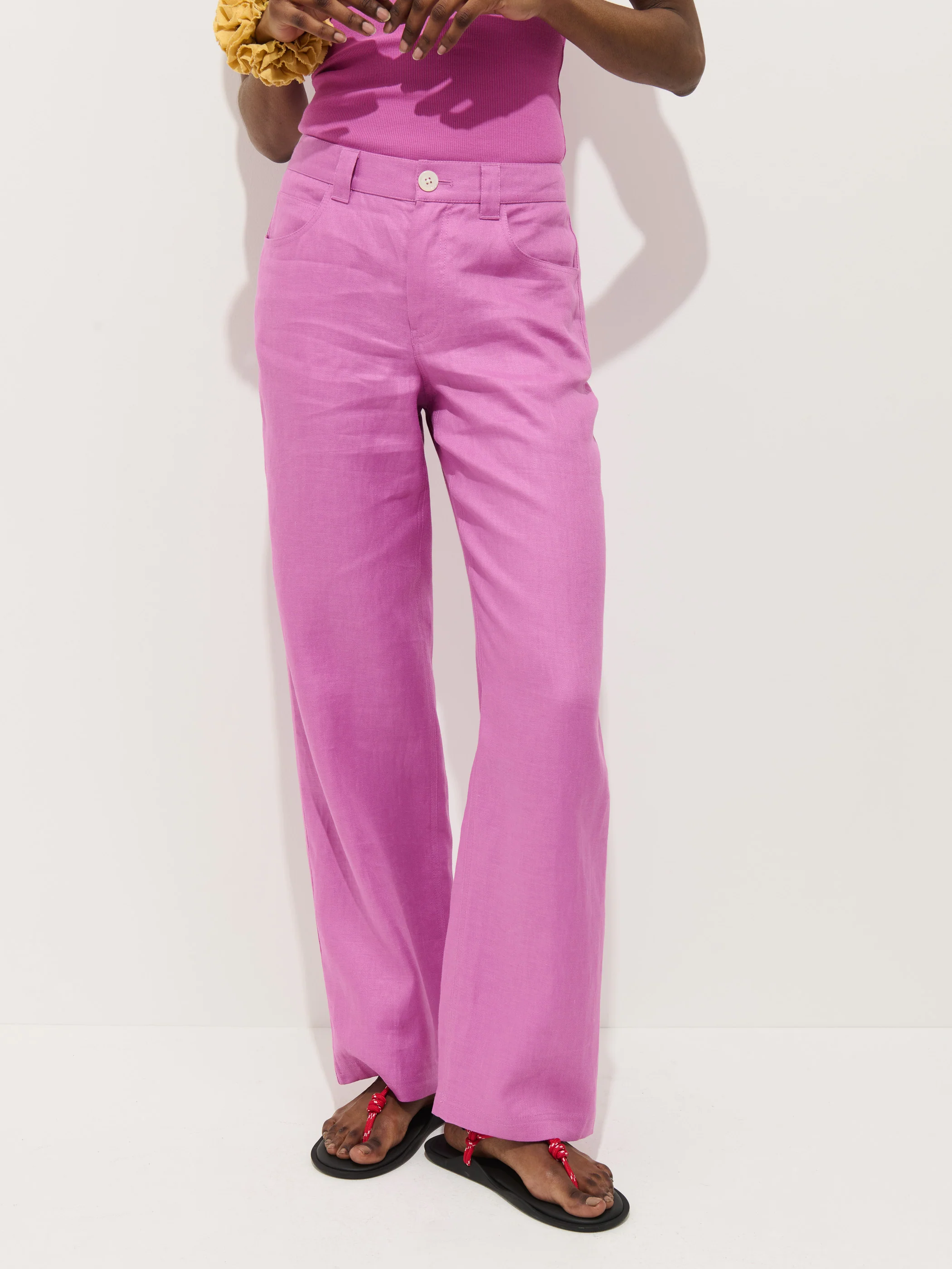 Lafayette Pant In Linen - Image 3