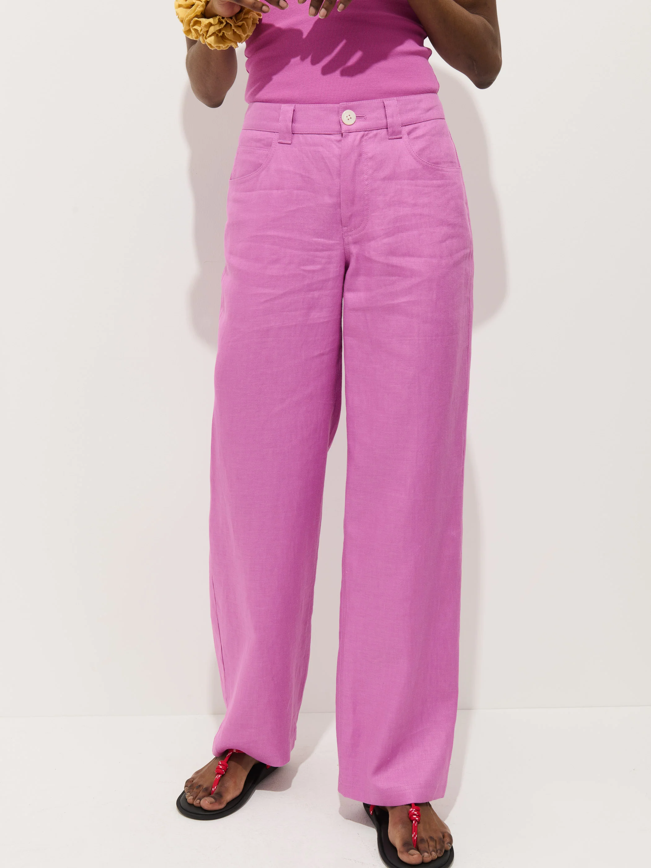 Lafayette Pant In Linen - Image 8