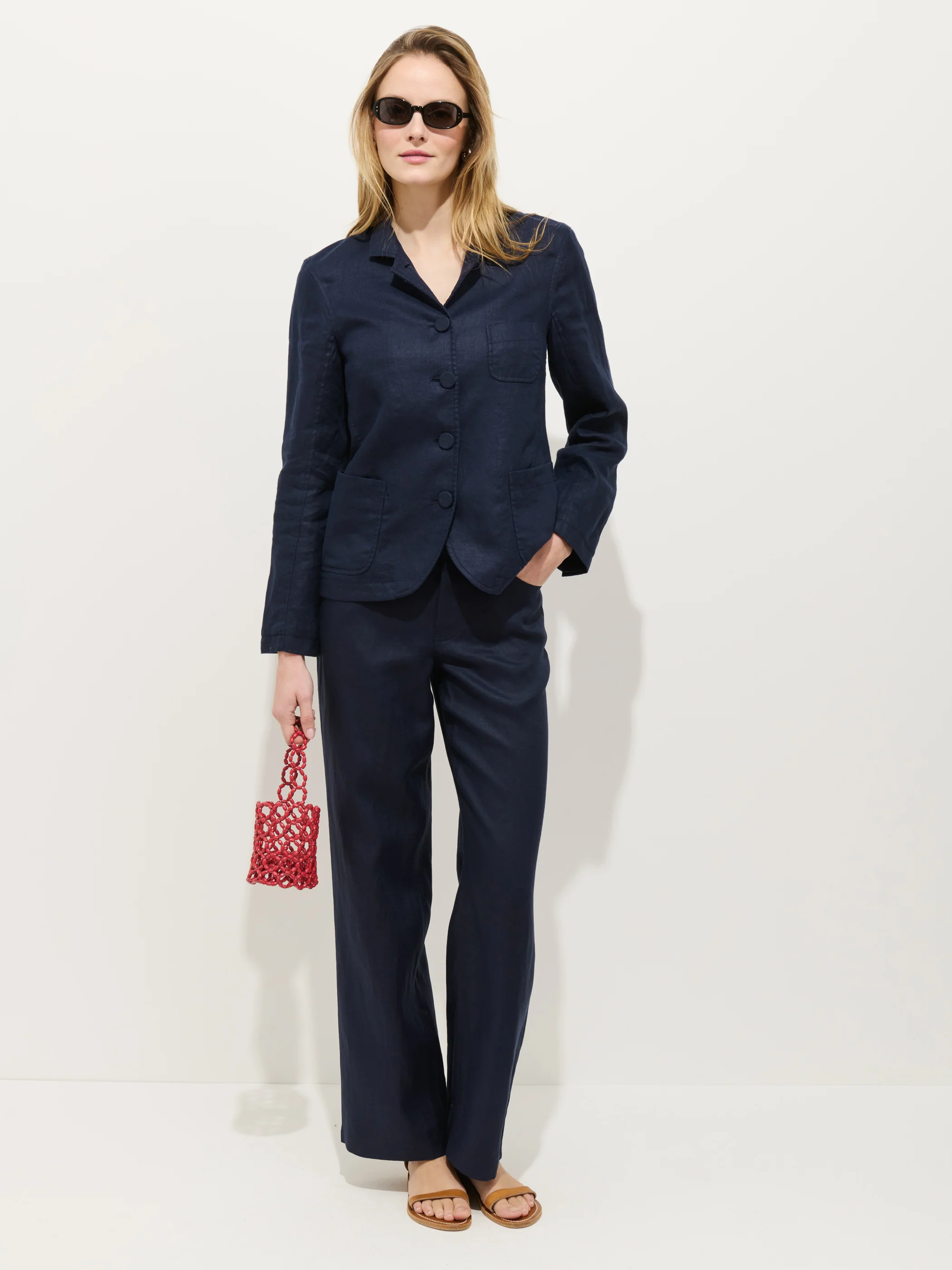 Lafayette Pant In Linen - Image 3