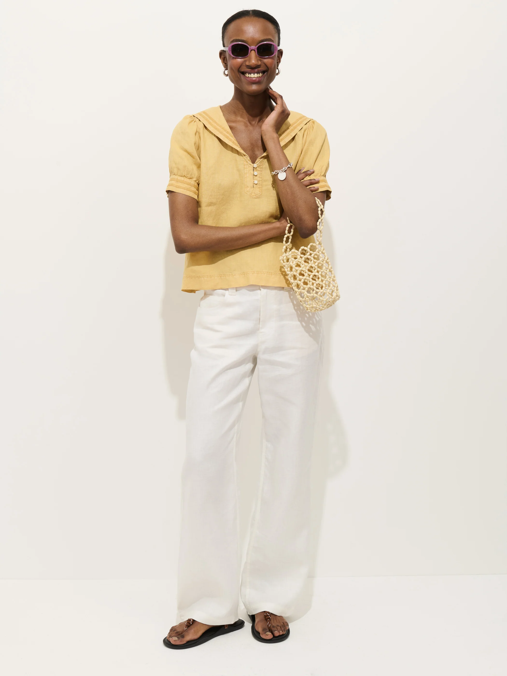 Lafayette Pant In Linen - Image 9