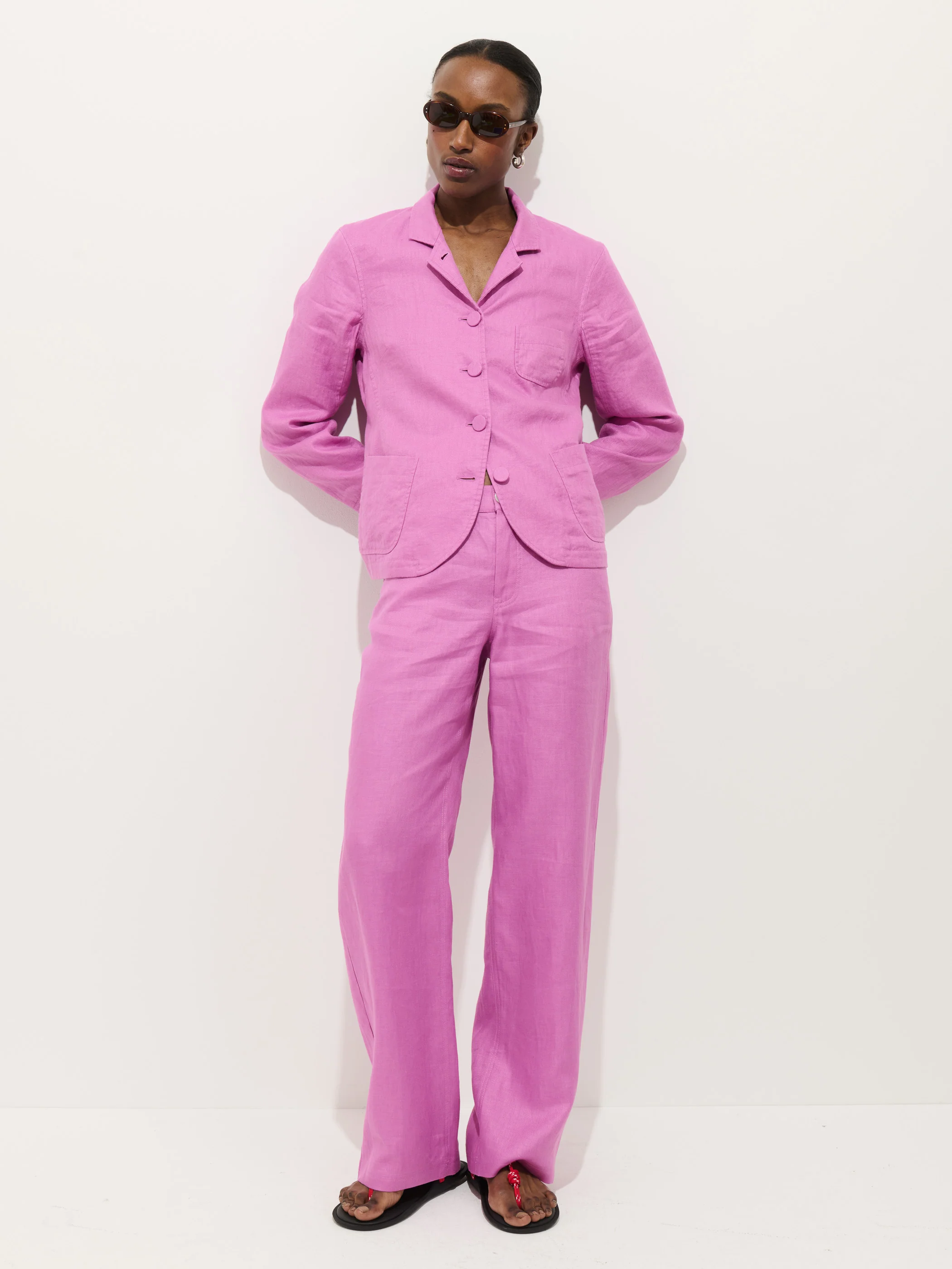 Lafayette Jacket In Linen - Image 3