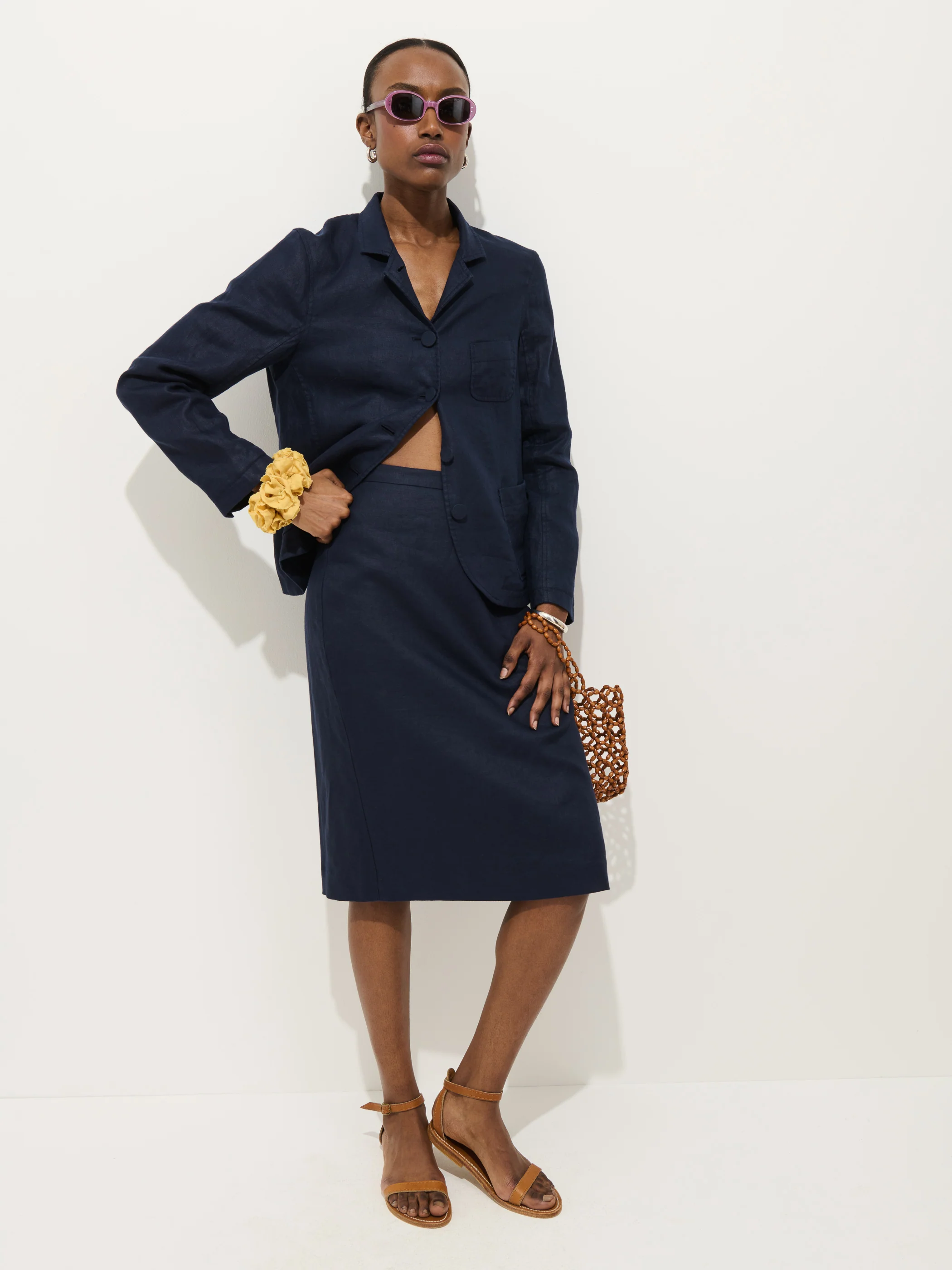 Lafayette Jacket In Linen - Image 5