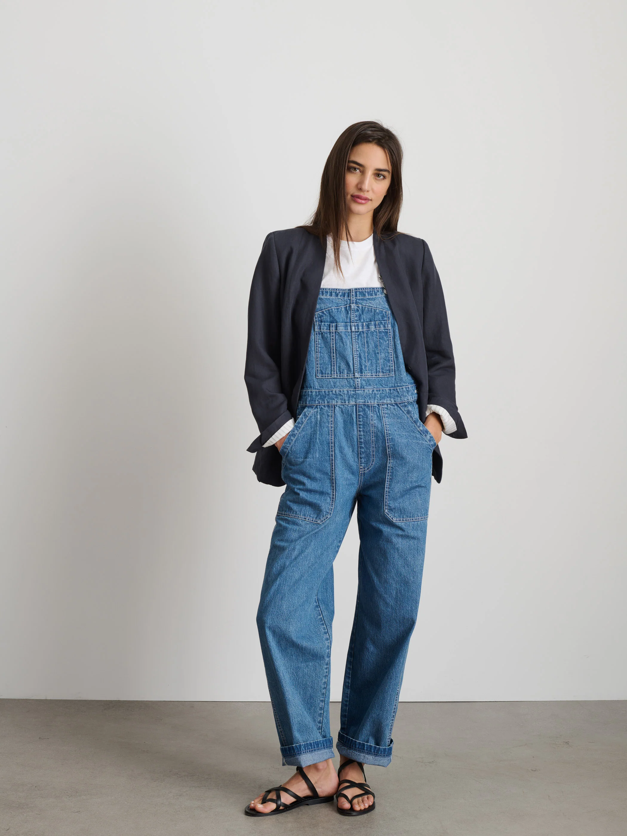 Lili Overall in Denim - Image 3