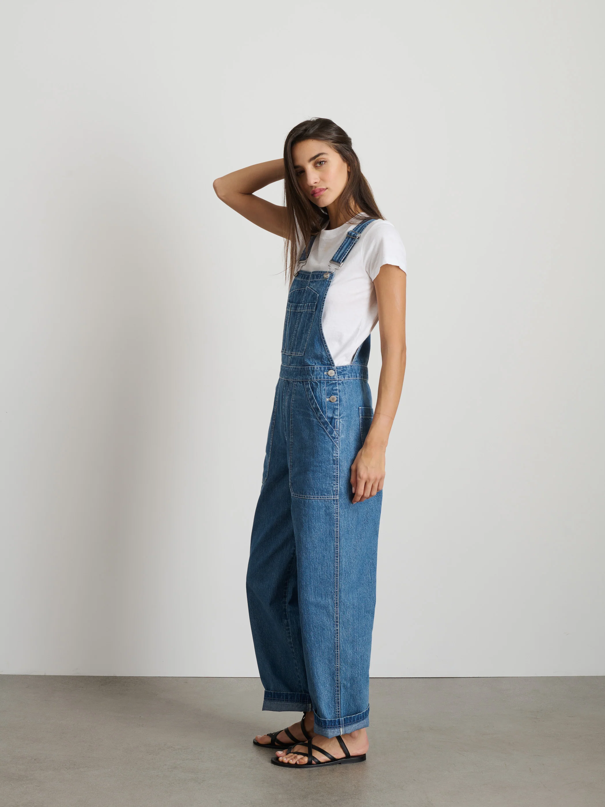 Lili Overall in Denim - Image 5