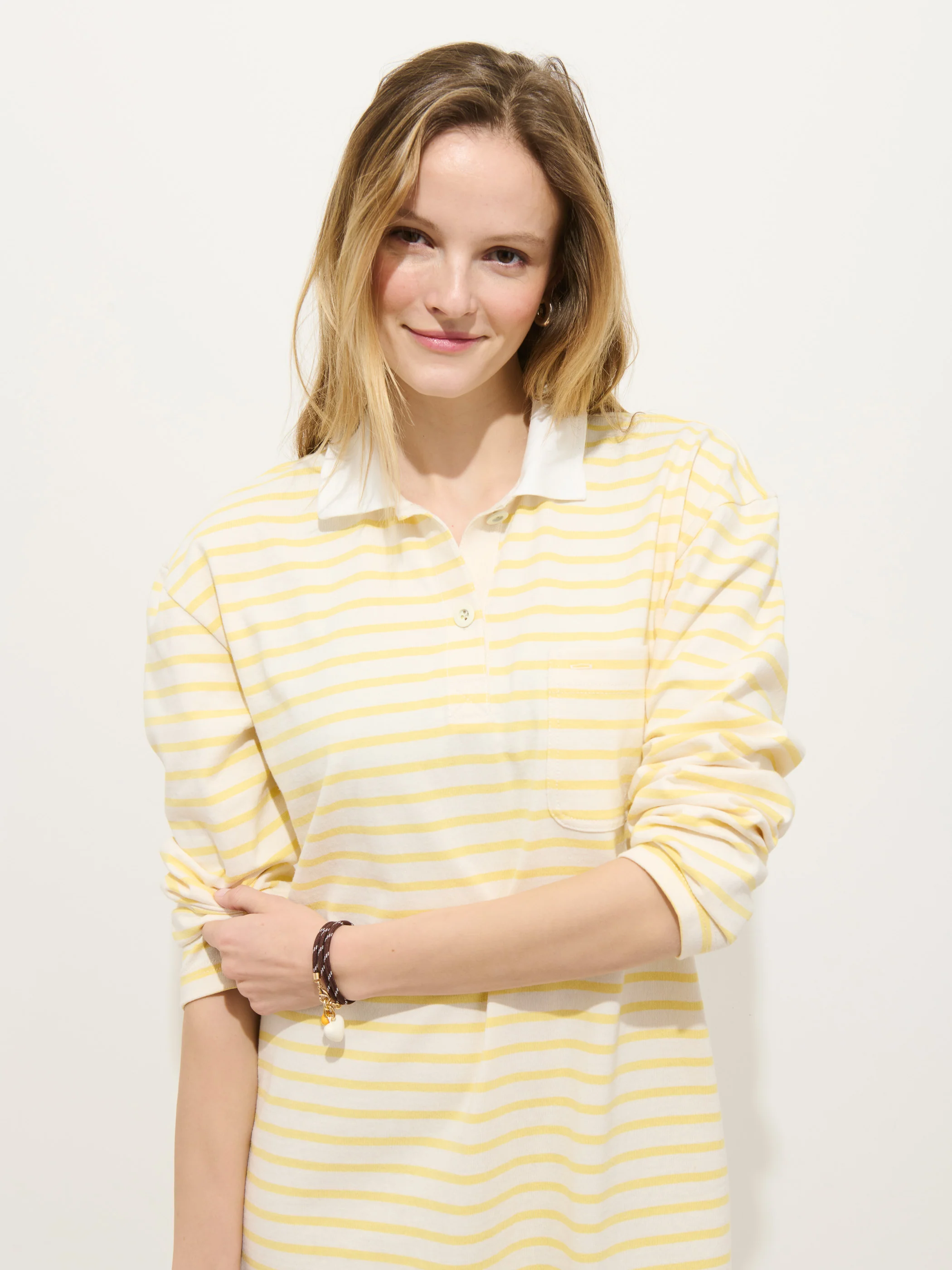 Lizzy Rugby Stripe Dress In Cotton Jersey - Image 3