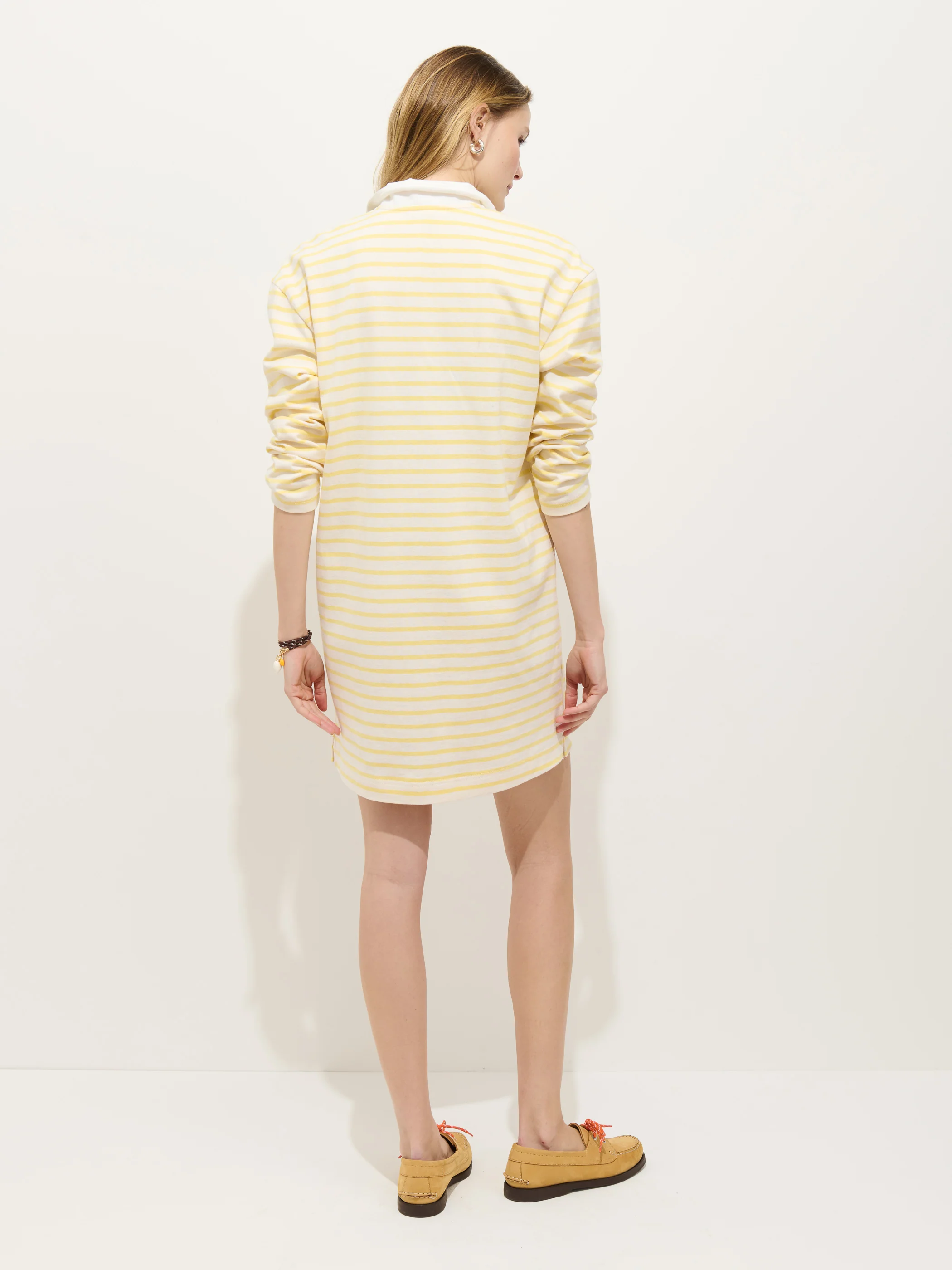 Lizzy Rugby Stripe Dress In Cotton Jersey - Image 5