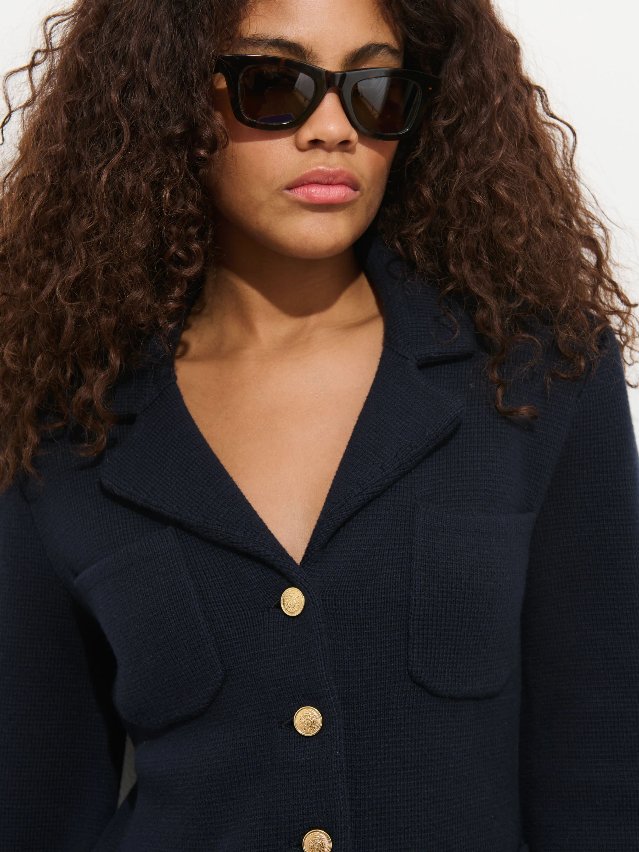London Sweater Jacket In Cotton Cashmere - Image 6