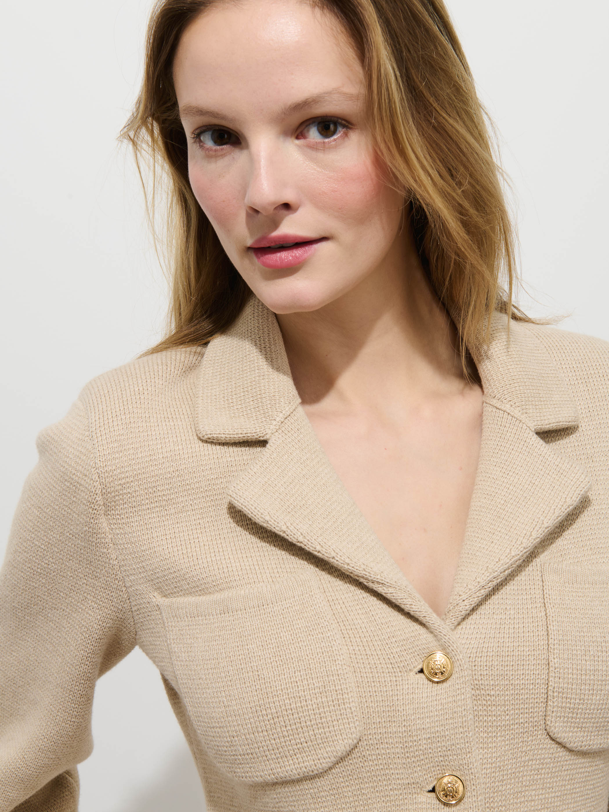 London Sweater Jacket In Cotton Cashmere - Image 5