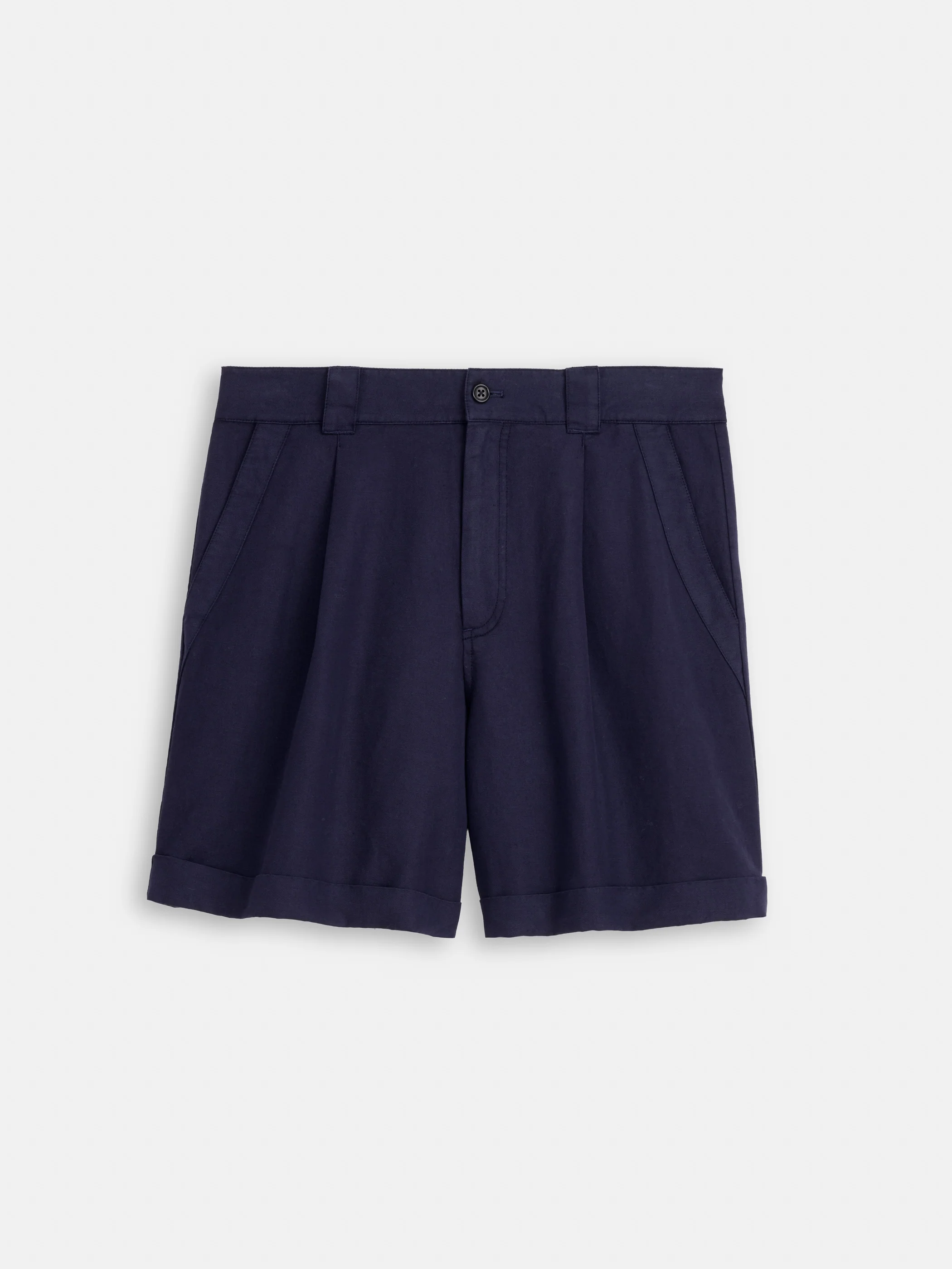 Lucie Short In Linen Cotton - Image 2
