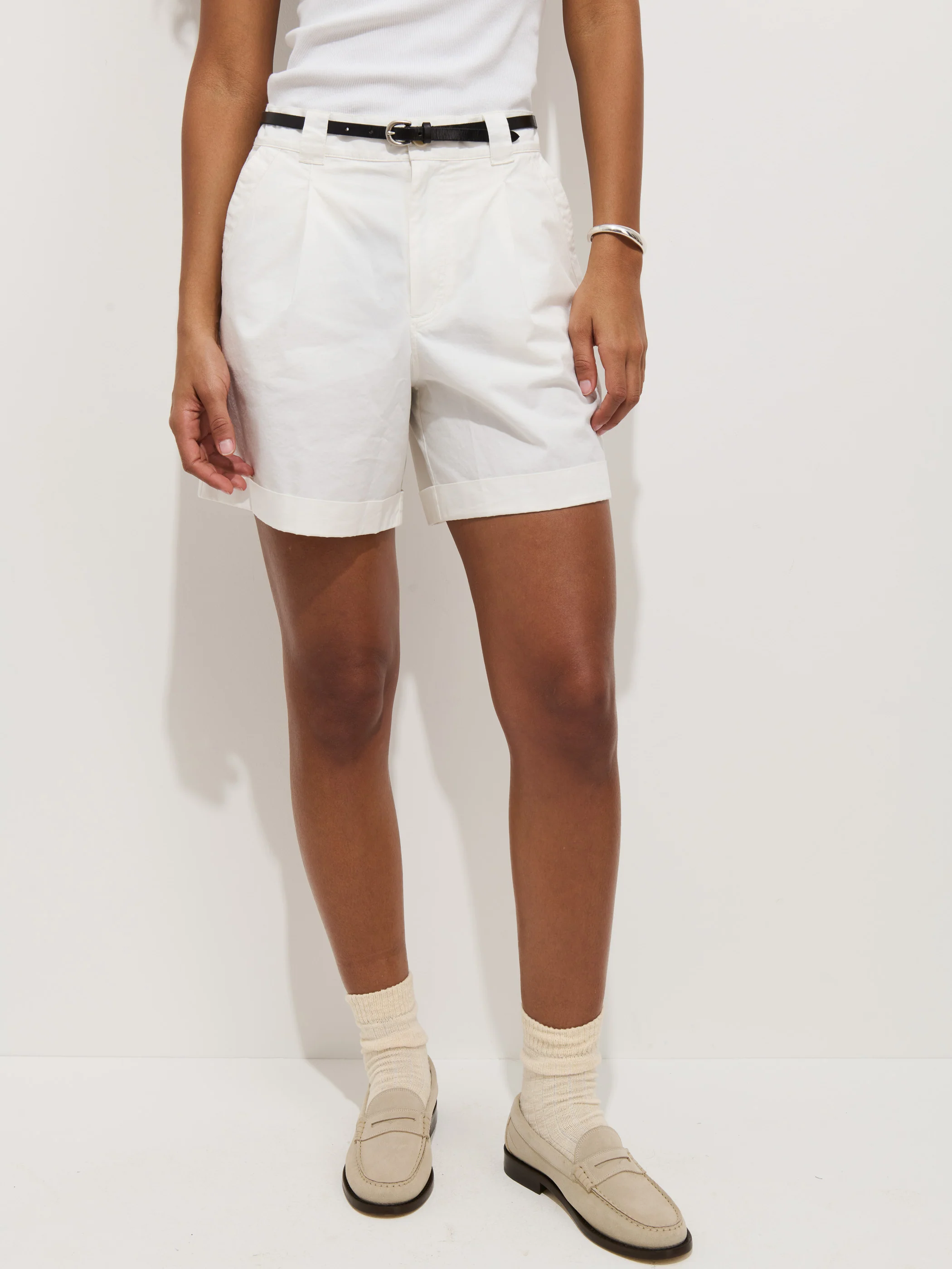 Lucie Short In Linen Cotton - Image 4
