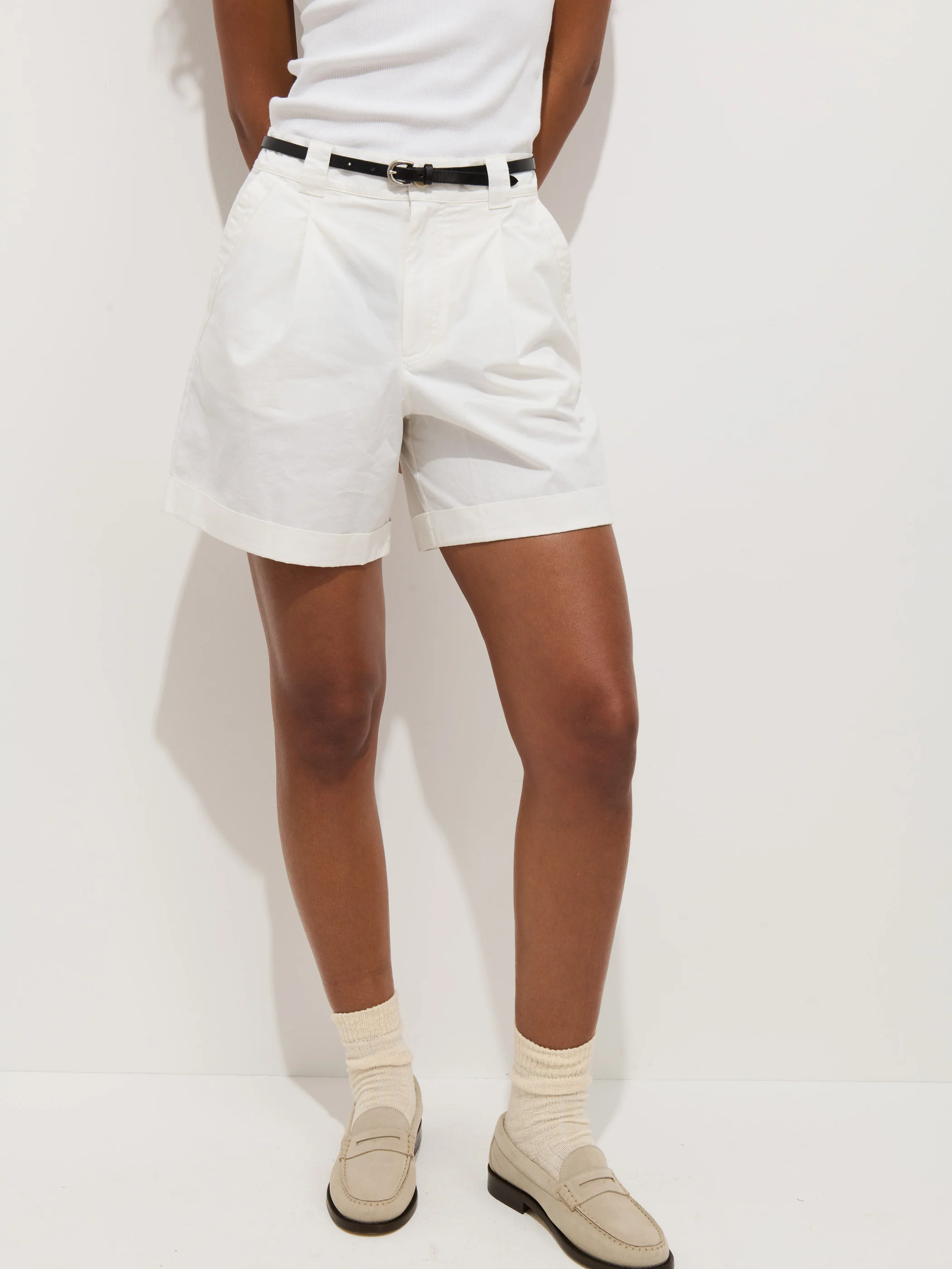 Lucie Short In Linen Cotton - Image 5