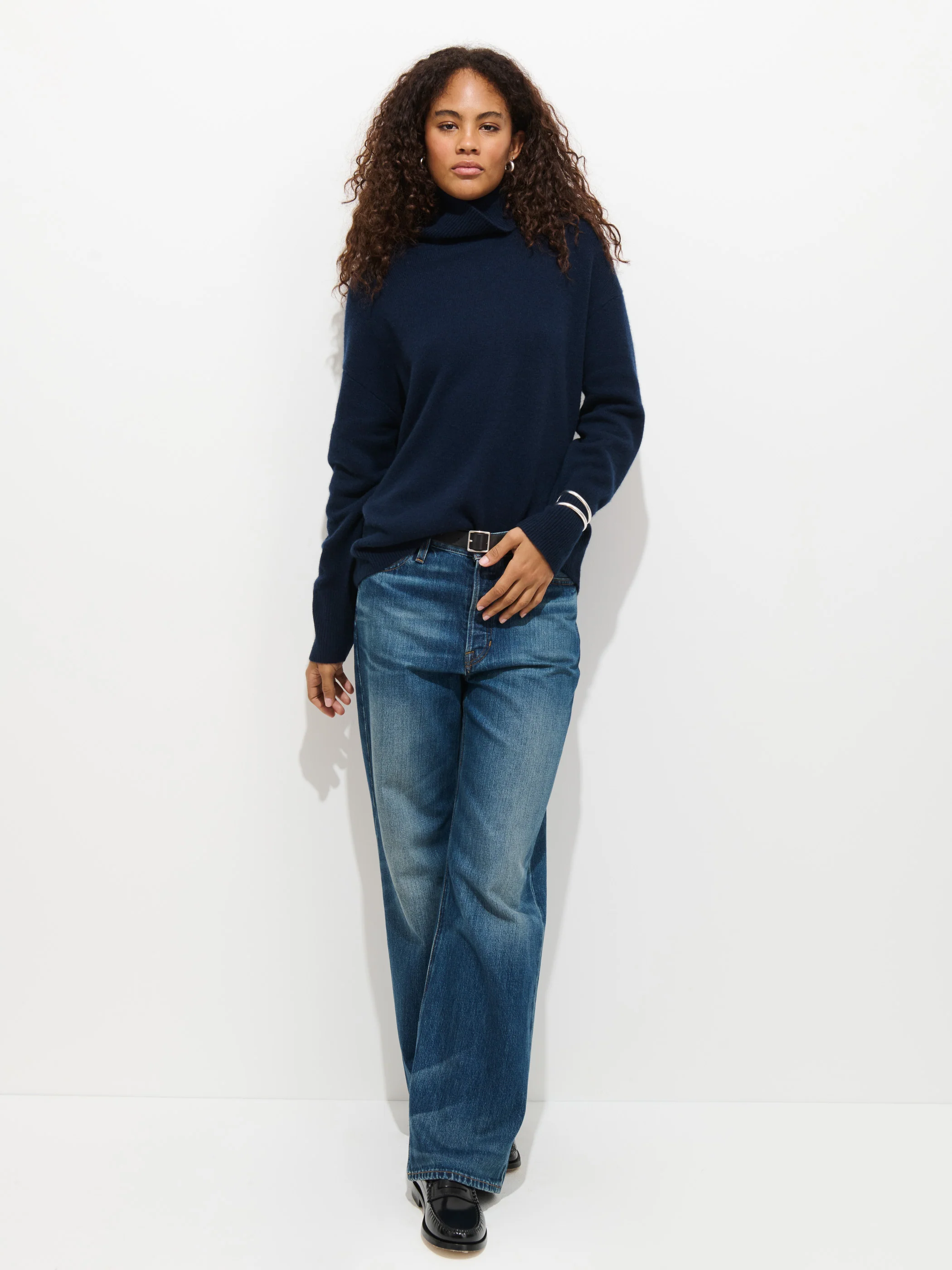 Maisie Turtleneck Sweater In Cashmere - Image 3