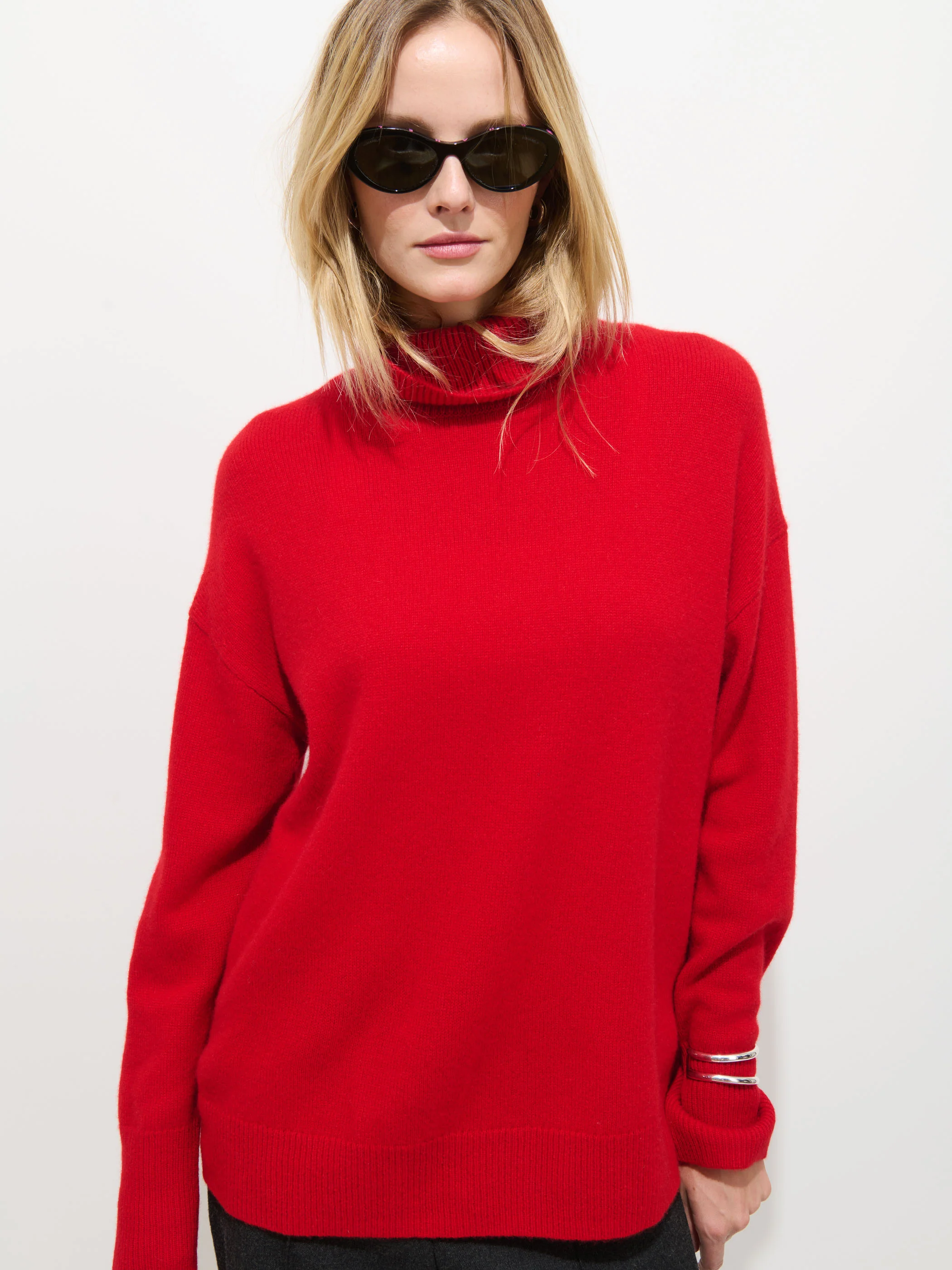 Maisie Turtleneck Sweater In Cashmere - Image 2