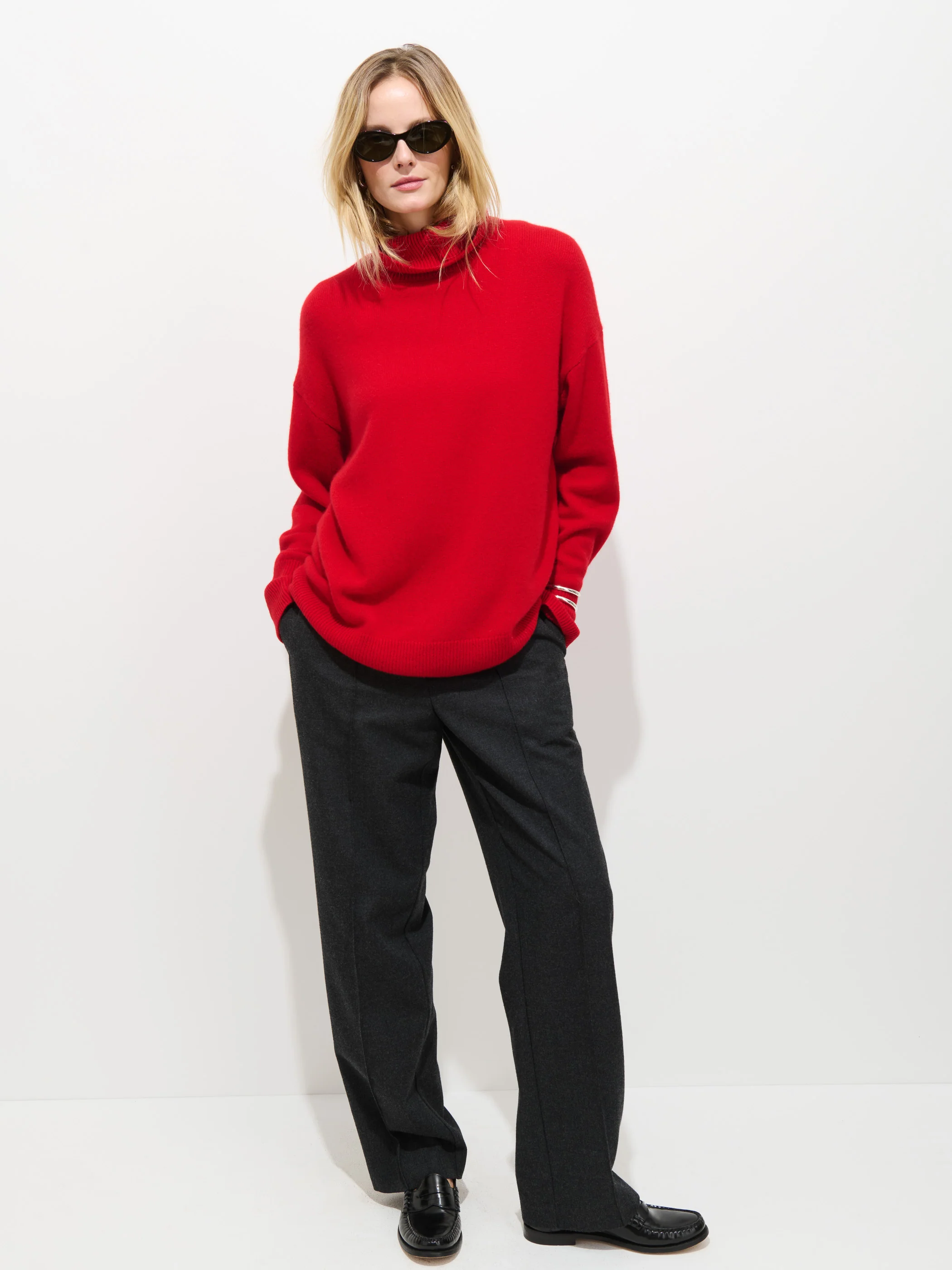 Maisie Turtleneck Sweater In Cashmere - Image 3