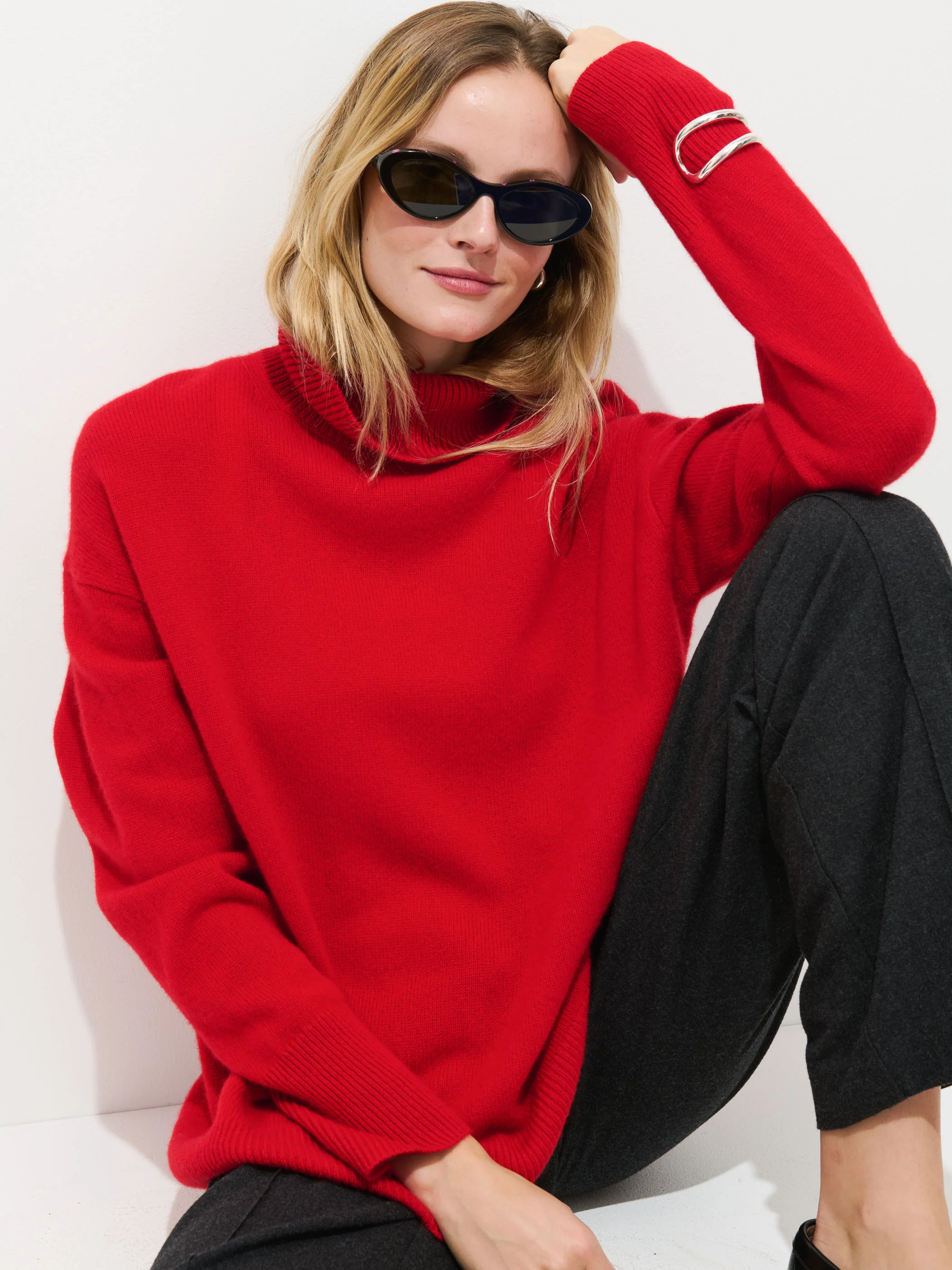 Maisie Turtleneck Sweater In Cashmere - Image 5
