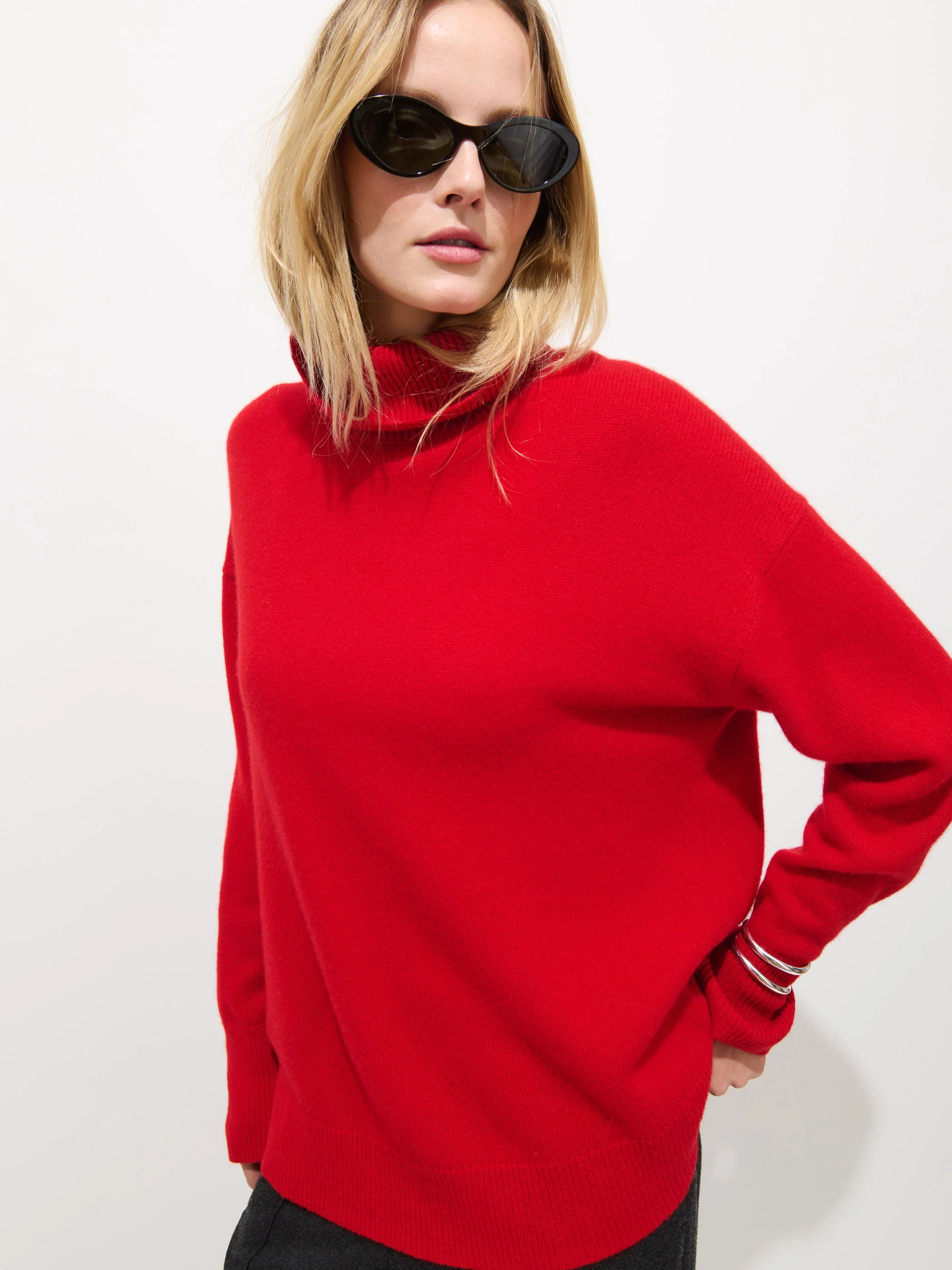 Maisie Turtleneck Sweater In Cashmere - Image 7