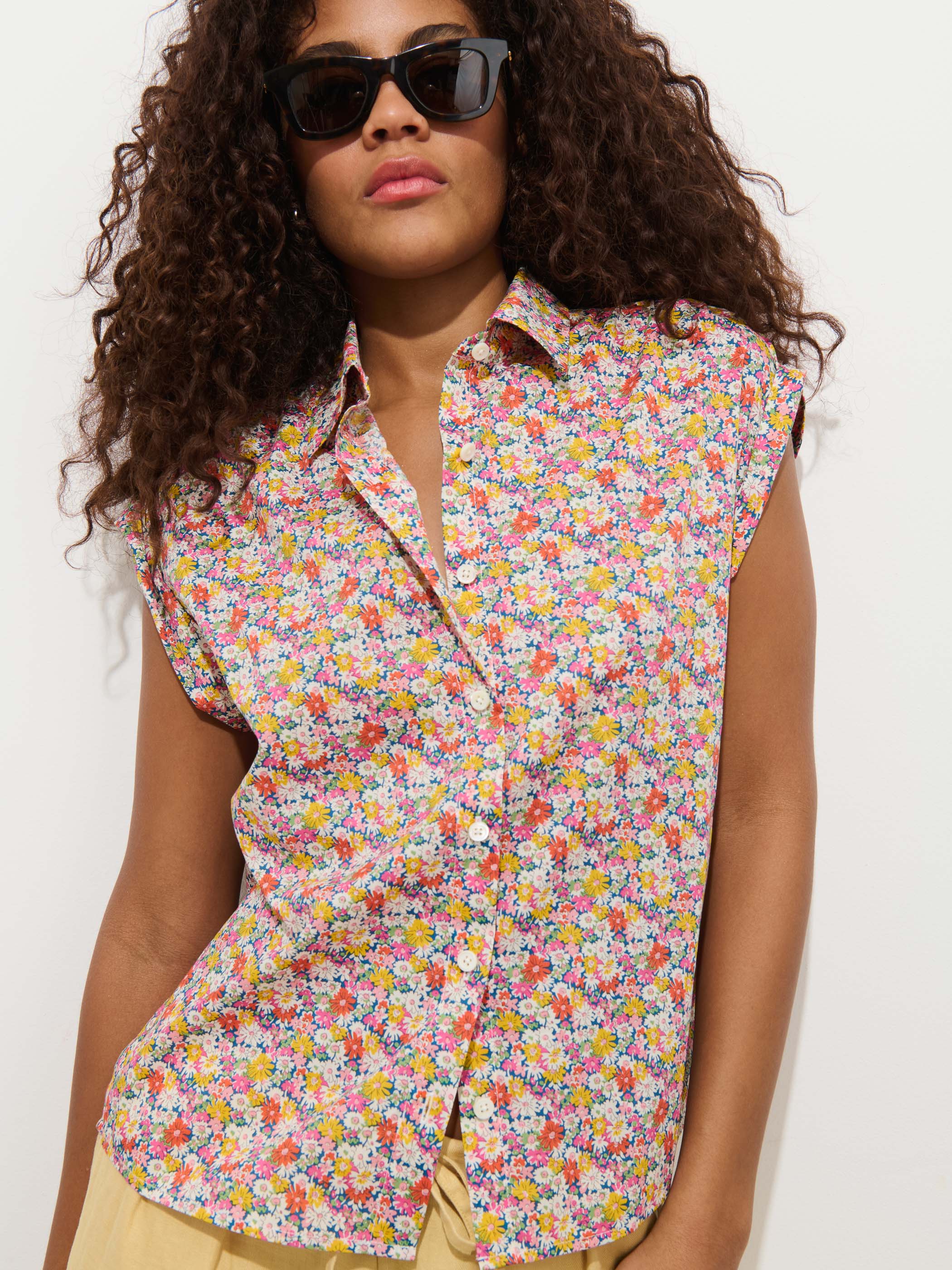 Maddie Blouse In Liberty Cotton - Image 4