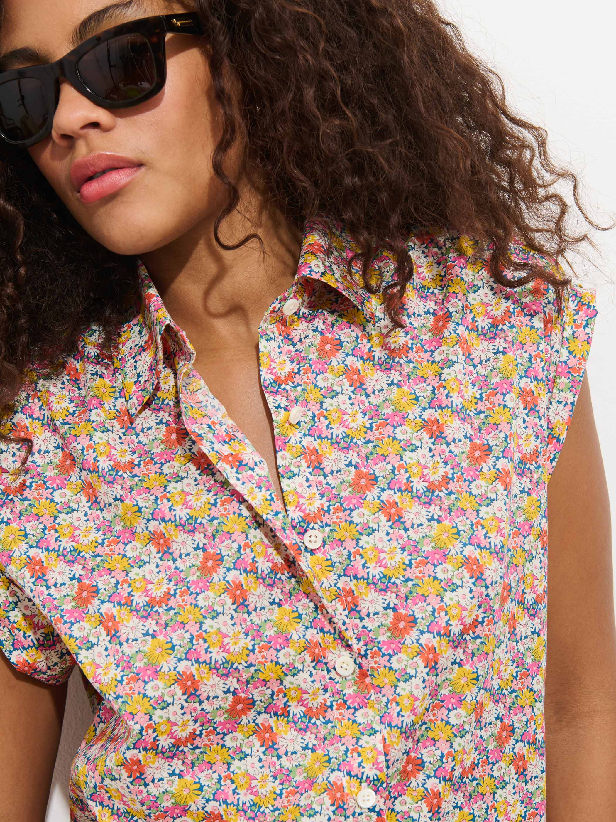 Maddie Blouse In Liberty Cotton - Image 5