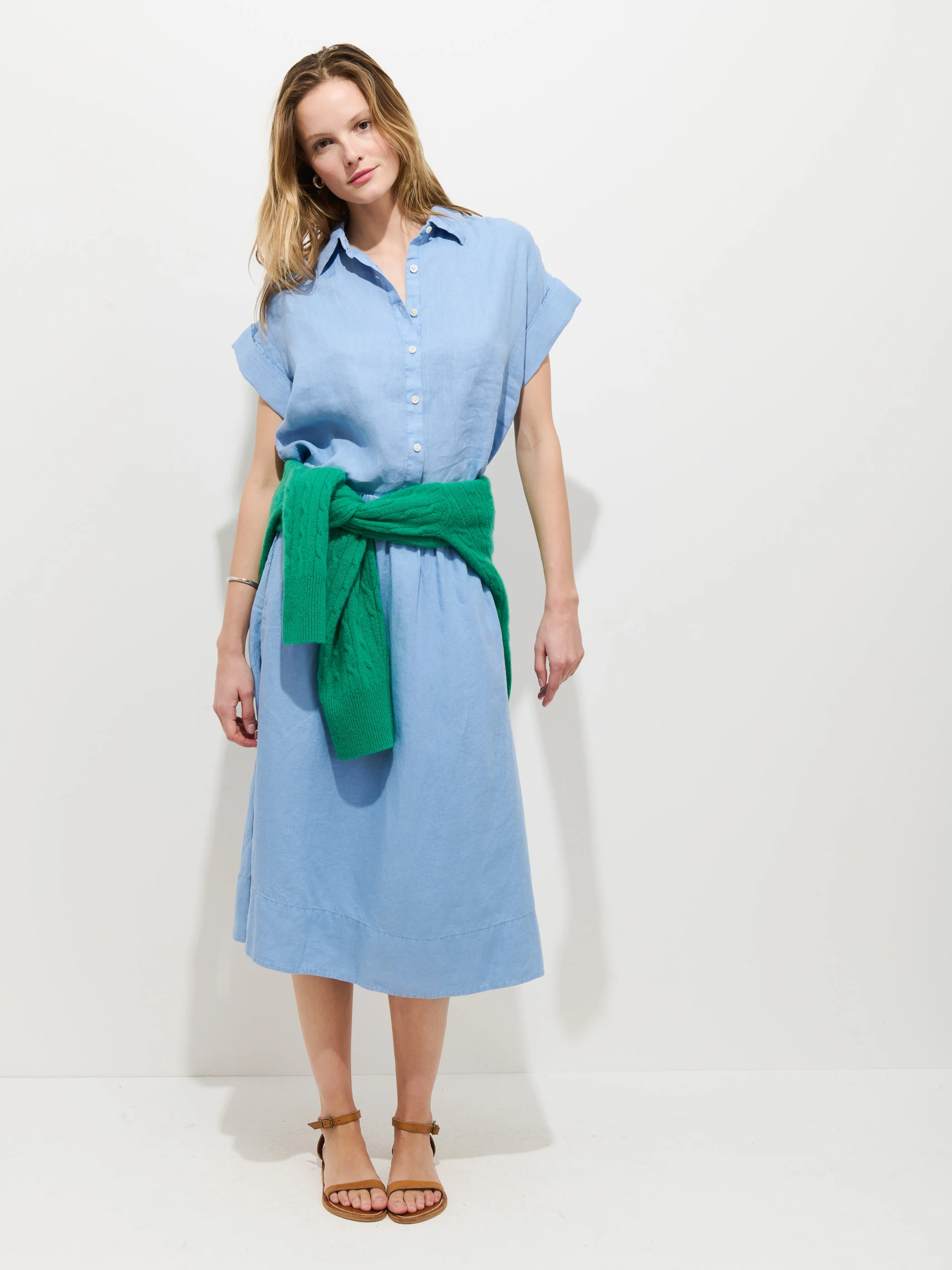 Maddie Blouse In Linen - Image 6
