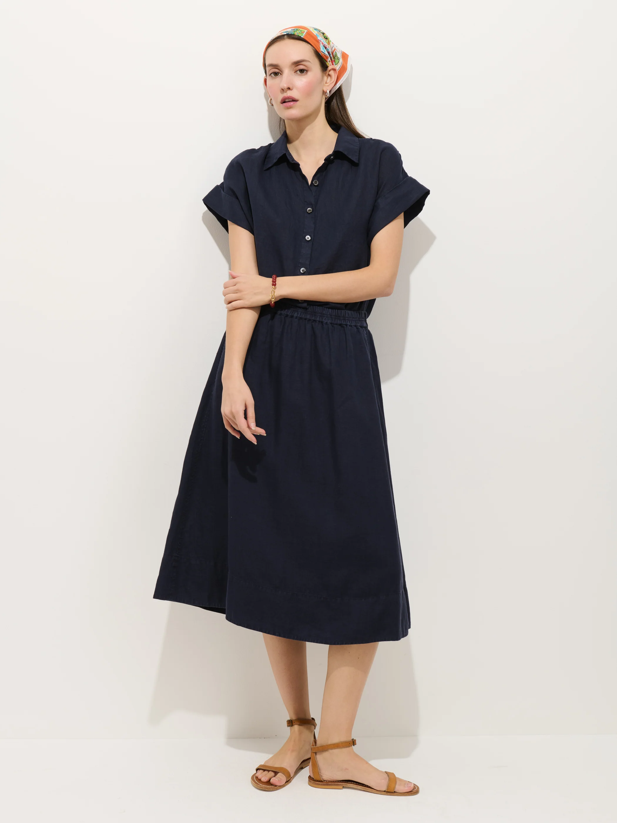 Maddie Blouse In Linen - Image 4