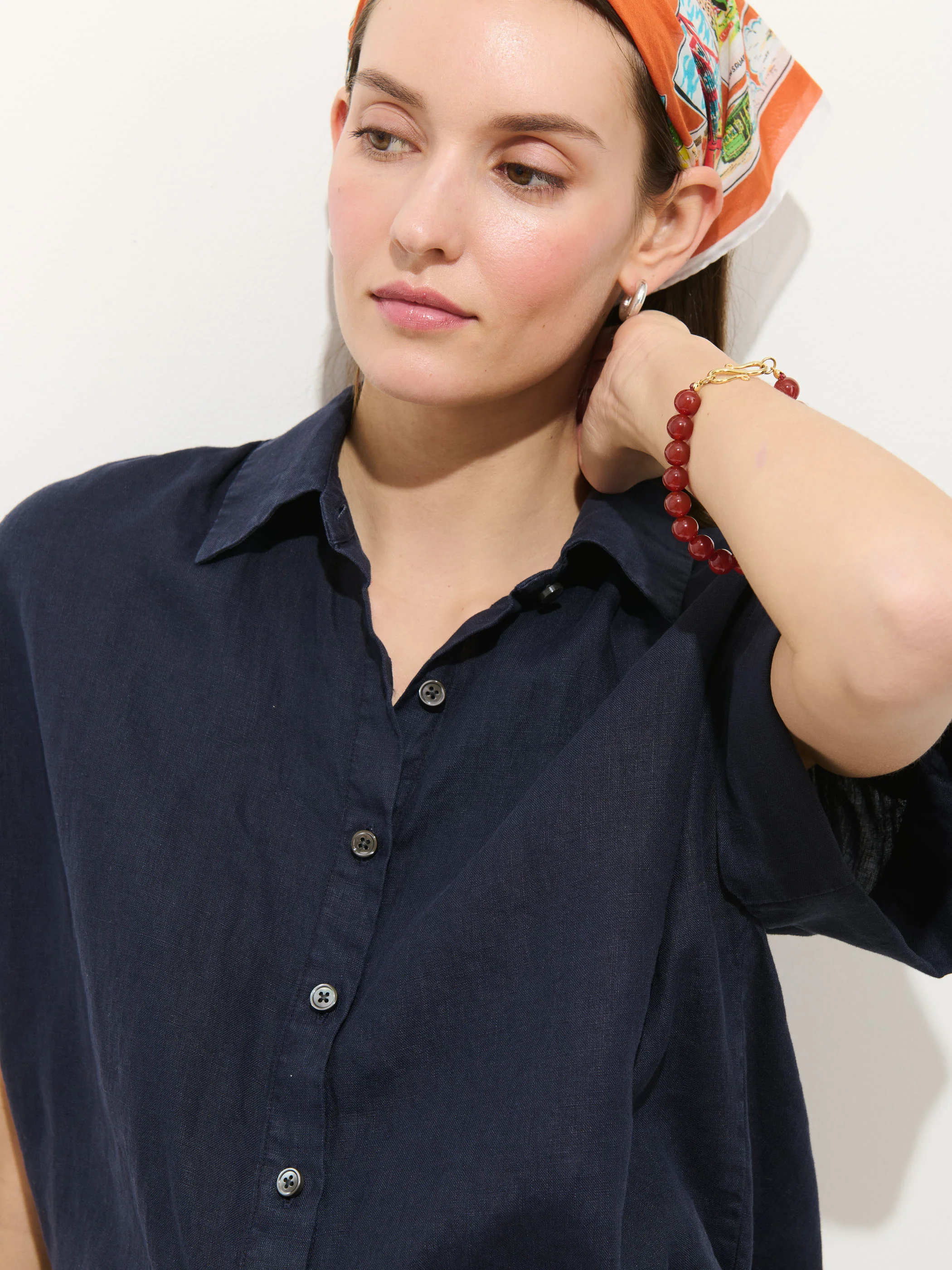 Maddie Blouse In Linen - Image 6