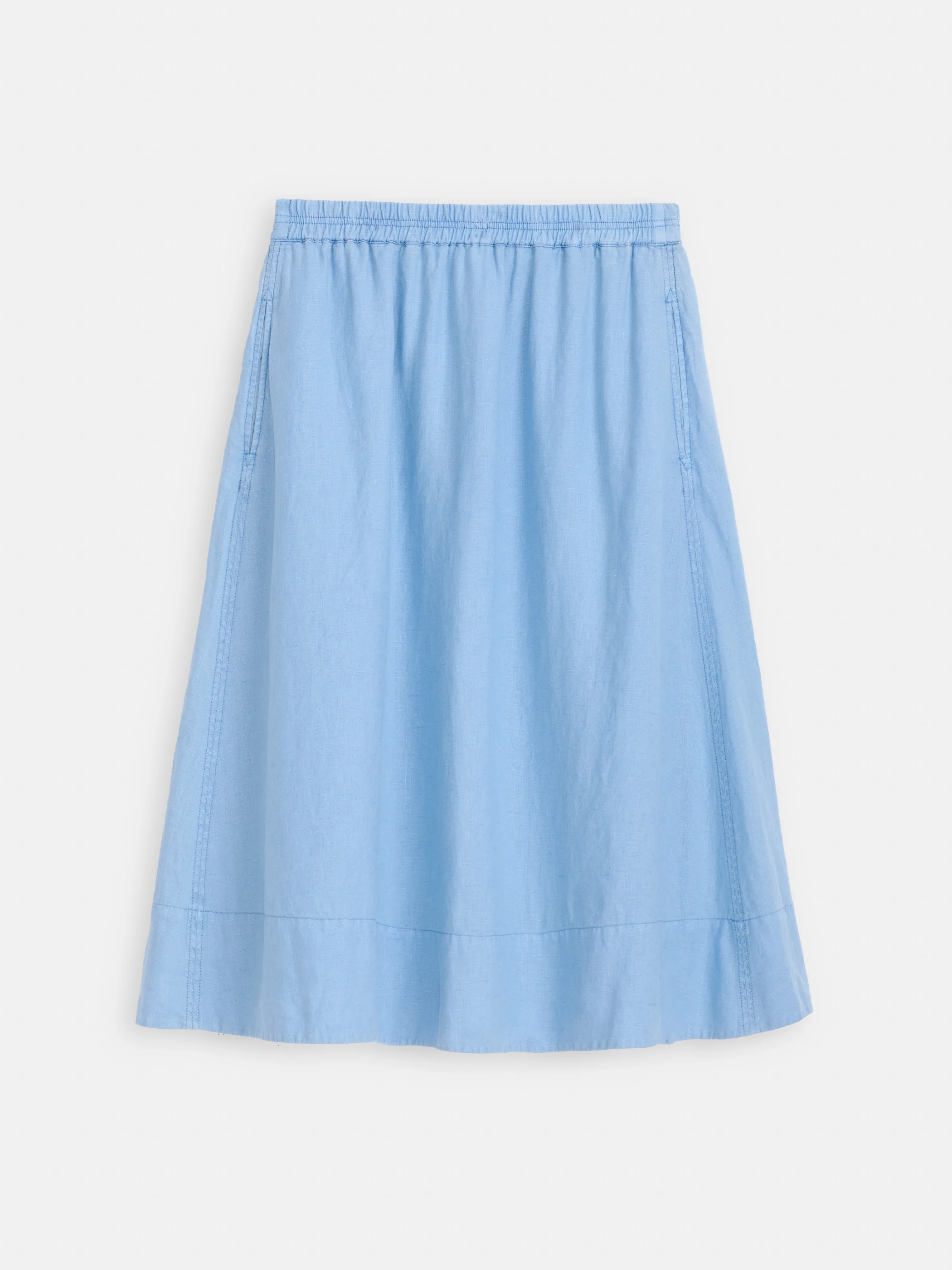 Maddie Skirt In Linen - Image 2