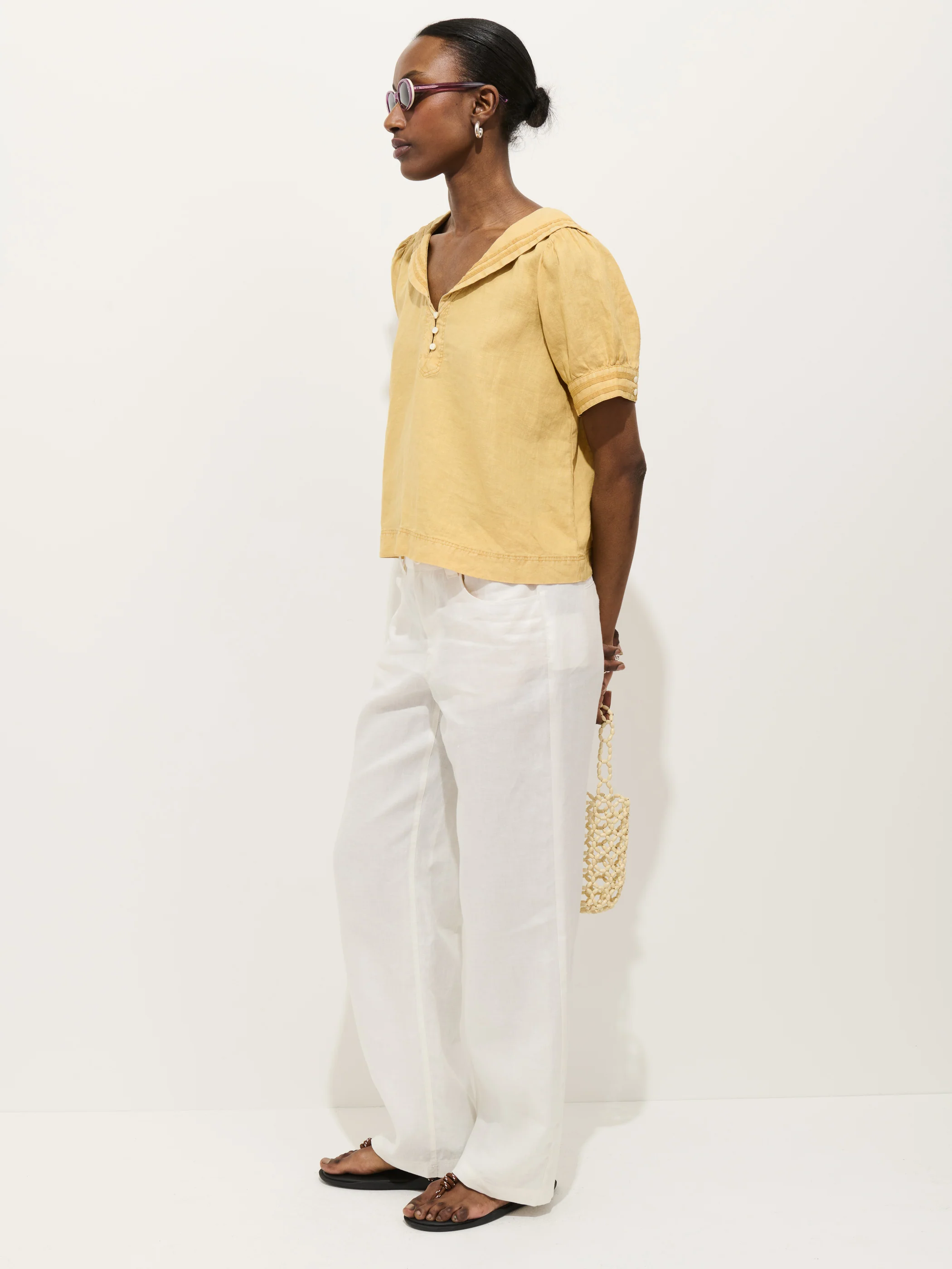 Madeleine Shirt In Linen - Image 5
