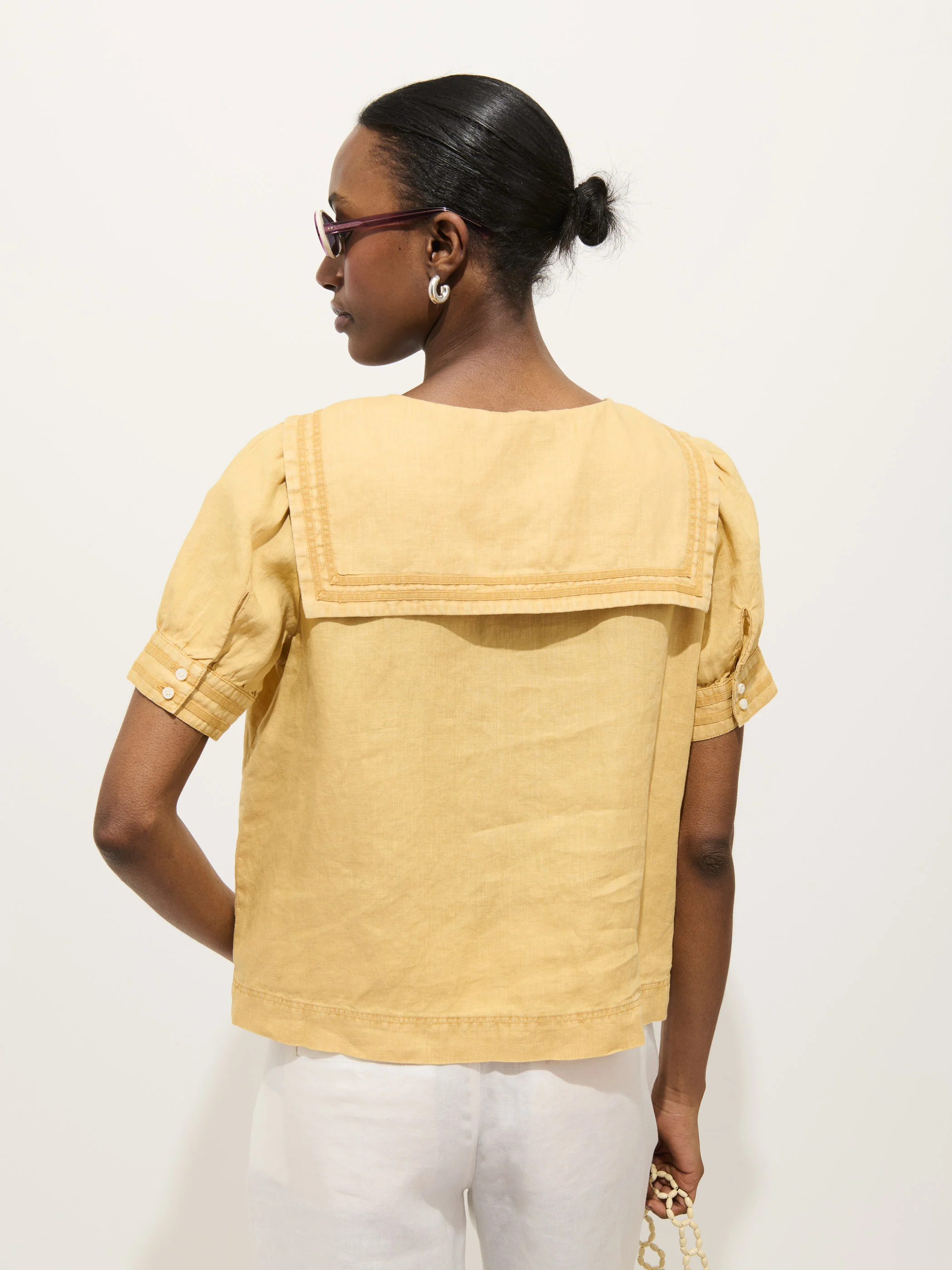 Madeleine Shirt In Linen - Image 6