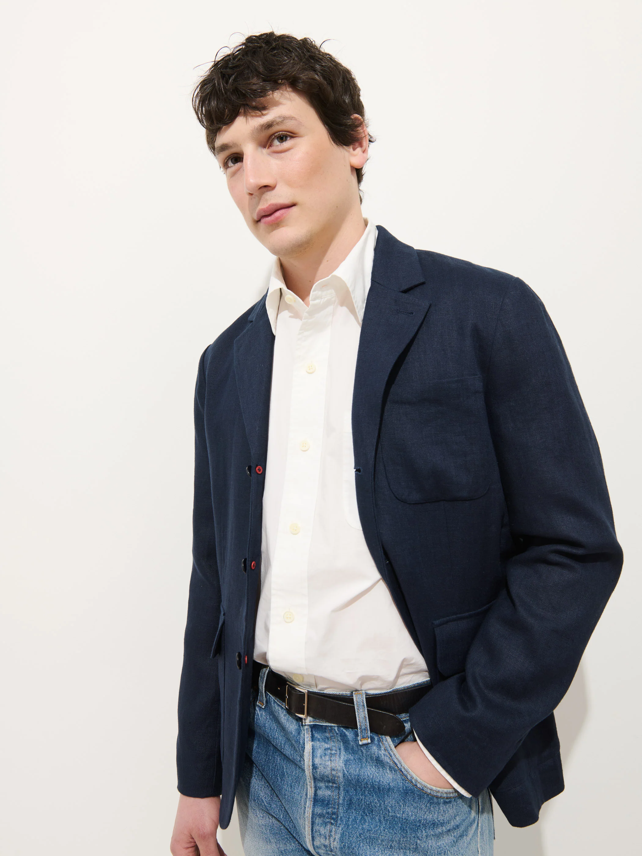 Mercer Linen Jacket In Linen - Image 3