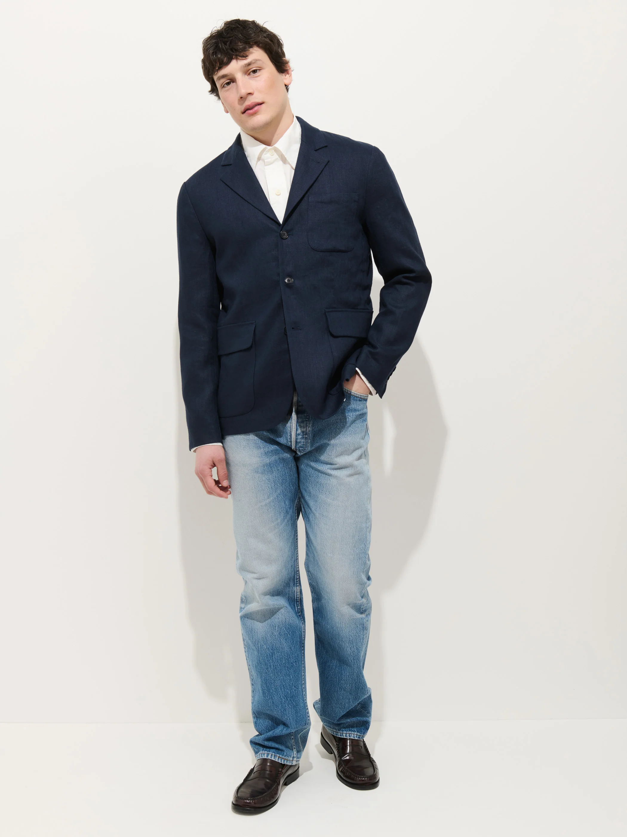 Mercer Linen Jacket In Linen - Image 4